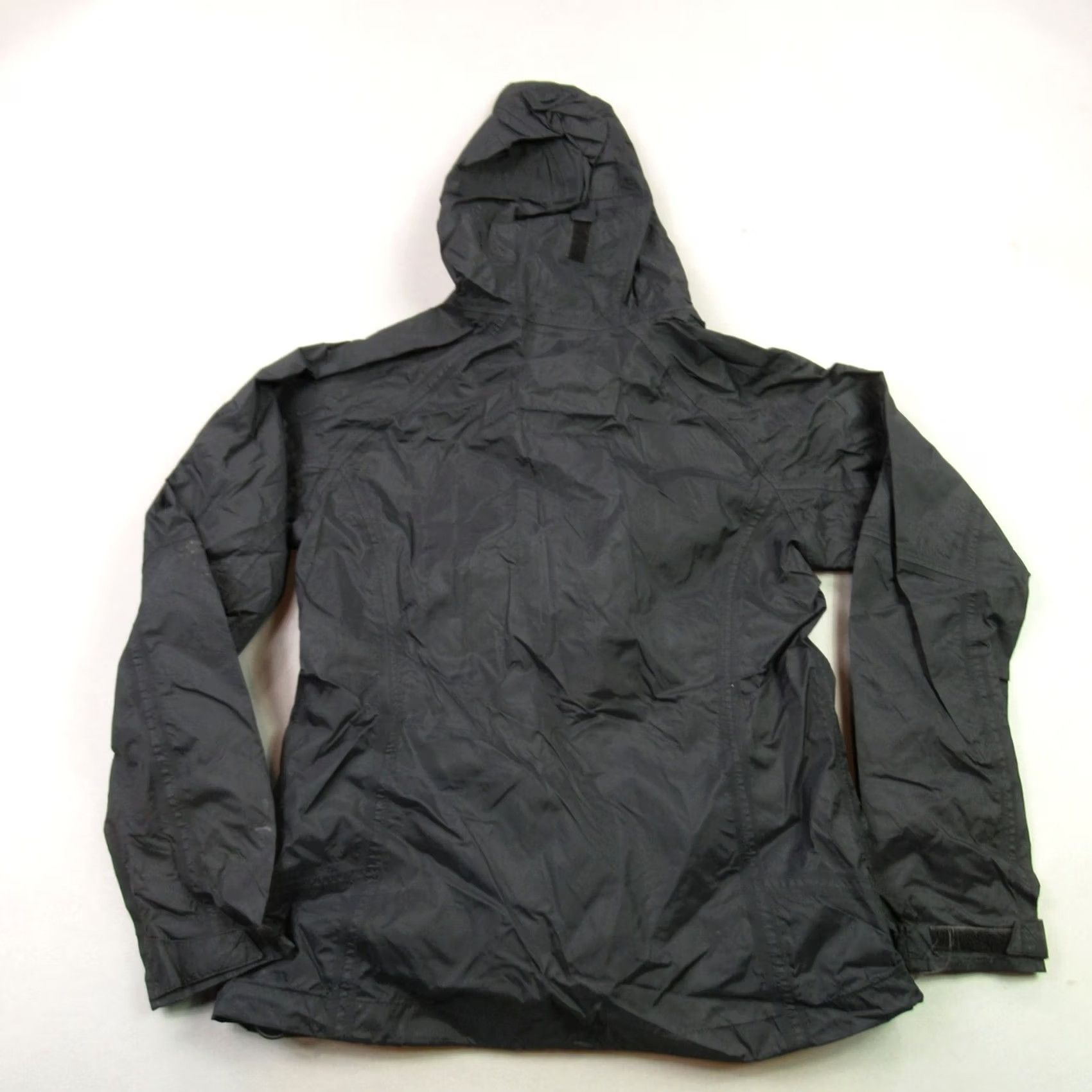 Vintage Columbia Jacket Womens Mediu Full Zip Hooded Outdoor Nylon Shell Pockets Black - Regular Size M Size M / US 6-8 / IT 42-44 - 5 Thumbnail