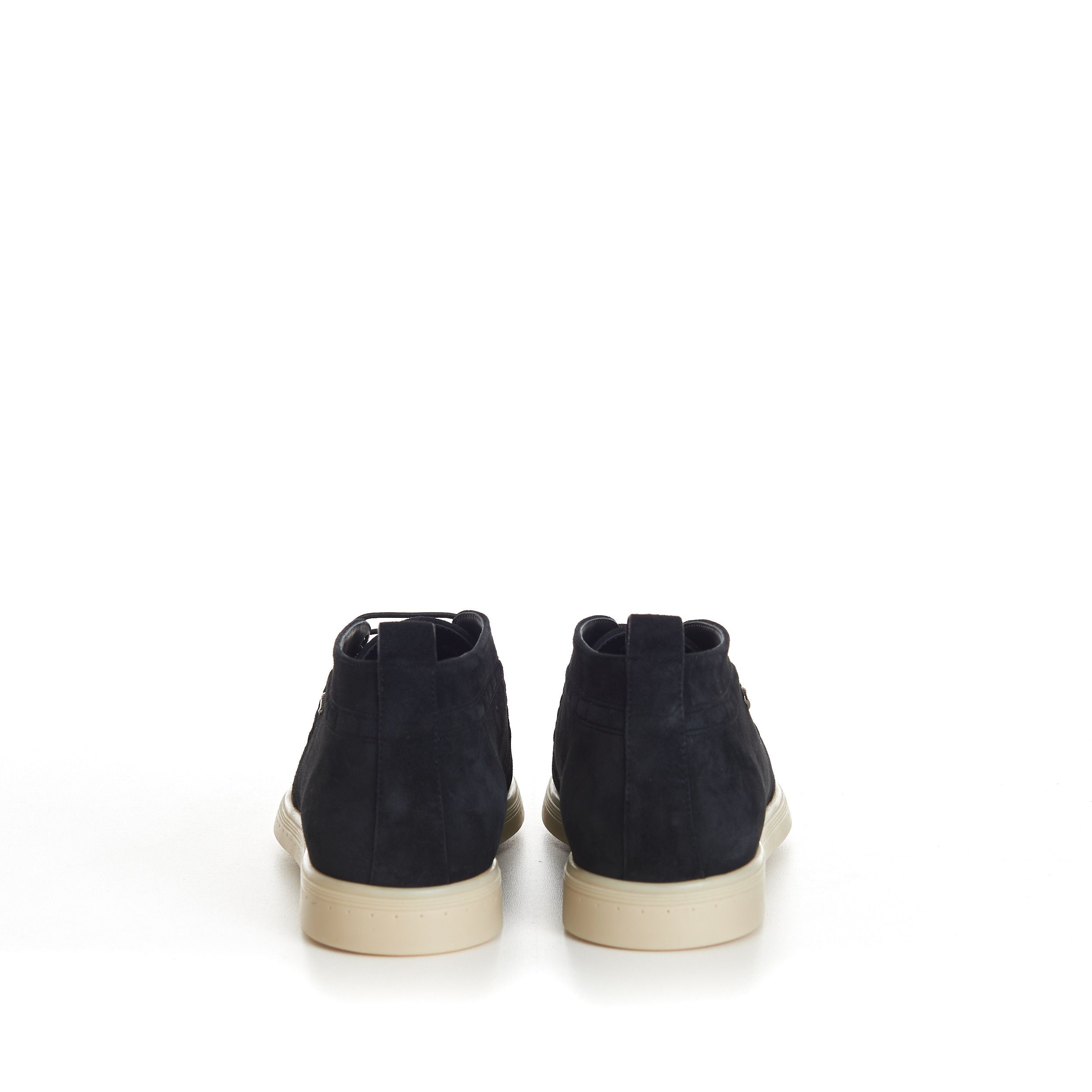 Stefano Ricci Black Suede Lace Up Chukka Boots With Rubber Soles Size US 8.5 / EU 41-42 - 6 Thumbnail