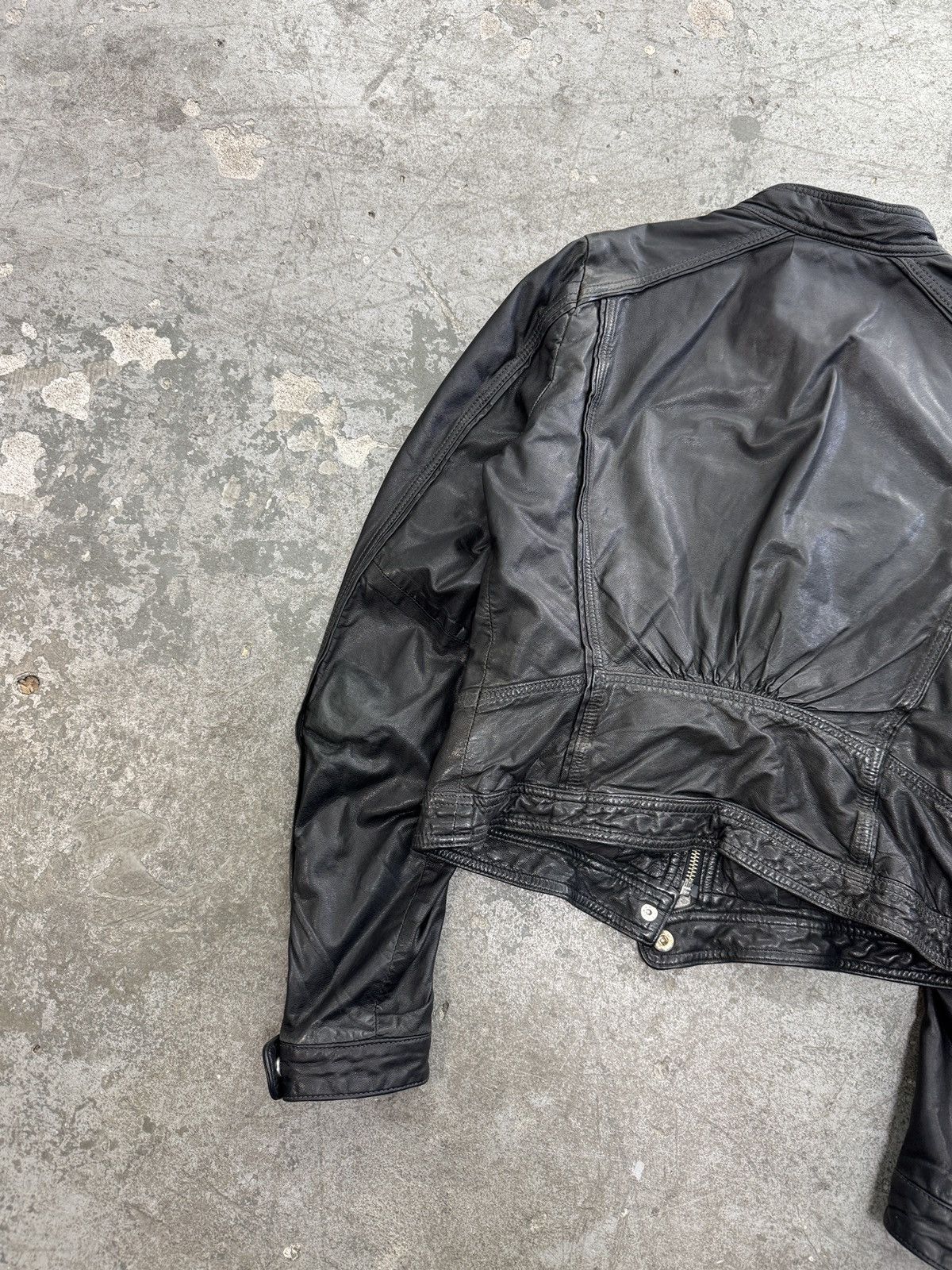 Japanese Brand Vintage Real Leather Avant Garde y2k Jacket Size S / US 4 / IT 40 - 11 Thumbnail