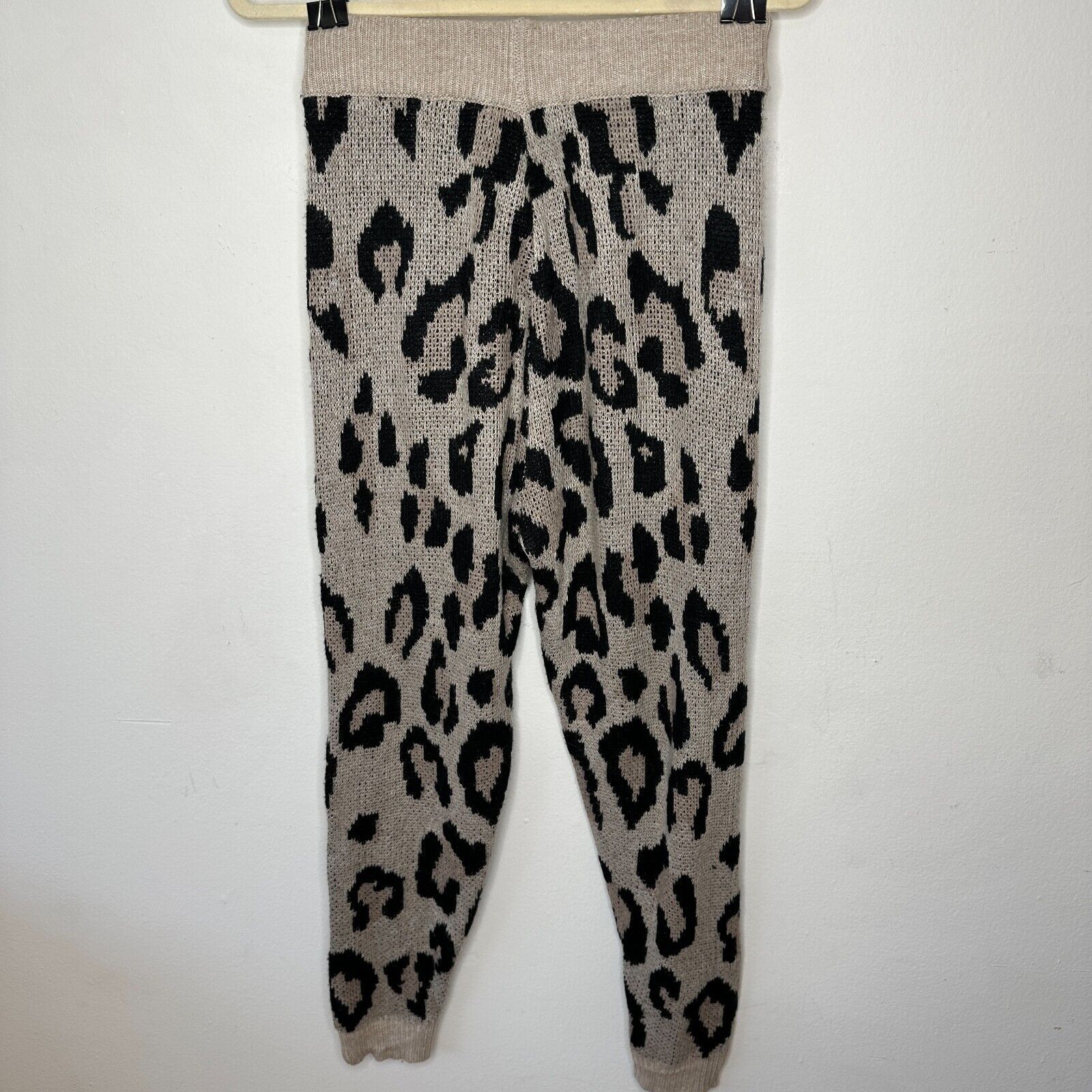 Other Olivaceous Cheetah Print Jogger Pajama Pant Drawstring L Size 36" / US 14 / IT 50 - 4 Thumbnail