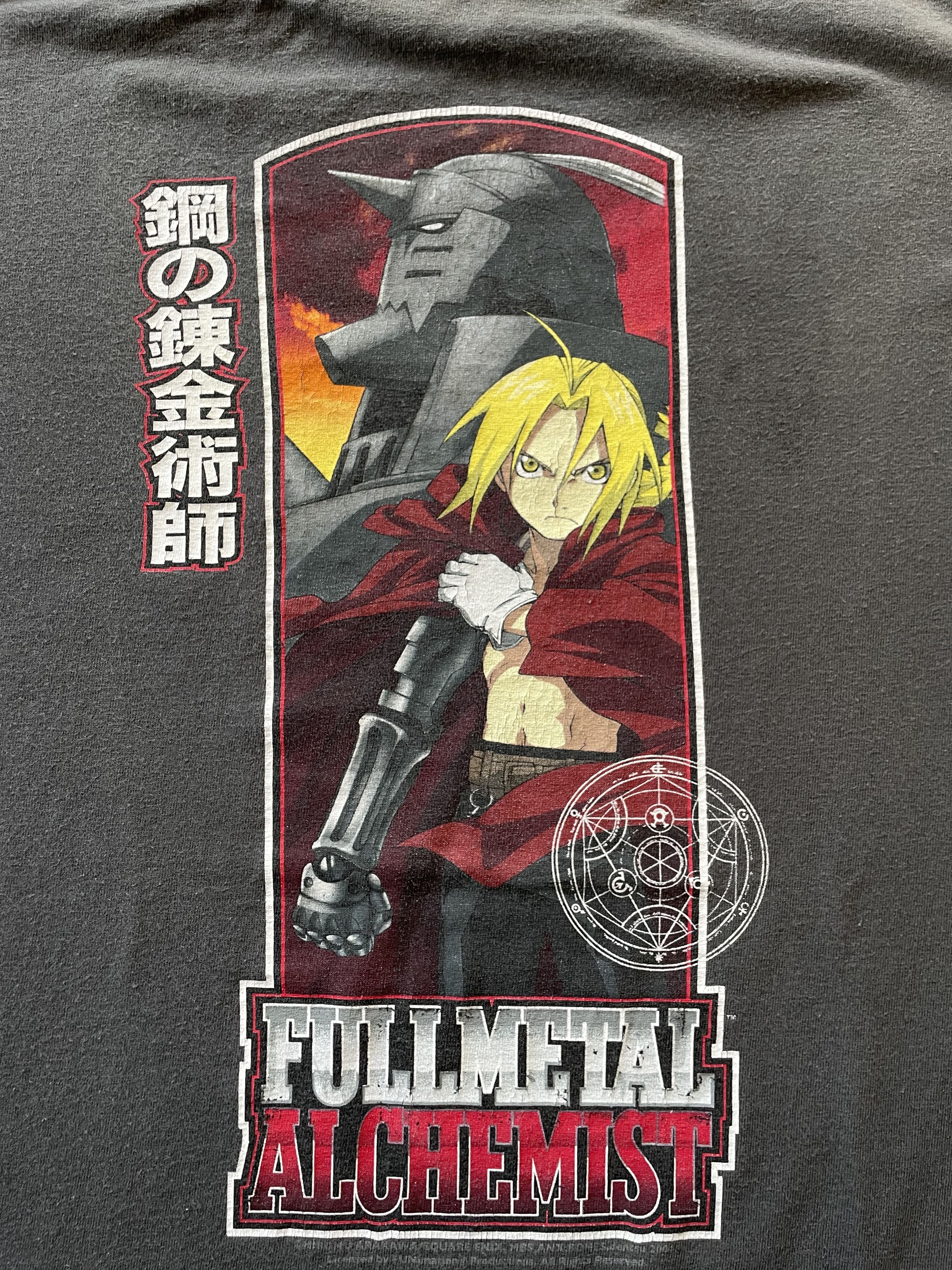 Anime × Japanese Brand × Vintage Vintage 2004 Full Metal Alchemist Edward & Al Elric T-shit Size US M / EU 48-50 / 2 - 3 Thumbnail