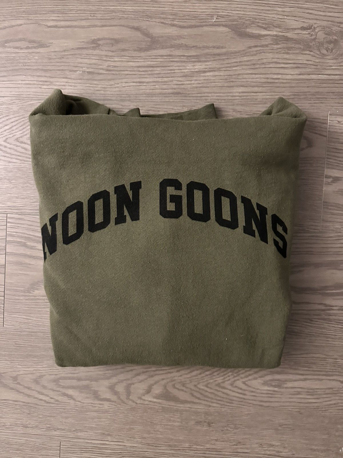 Noon Goons Noon Goons Heavyweight Hoodie - Olive Size US L / EU 52-54 / 3 - 2 Thumbnail