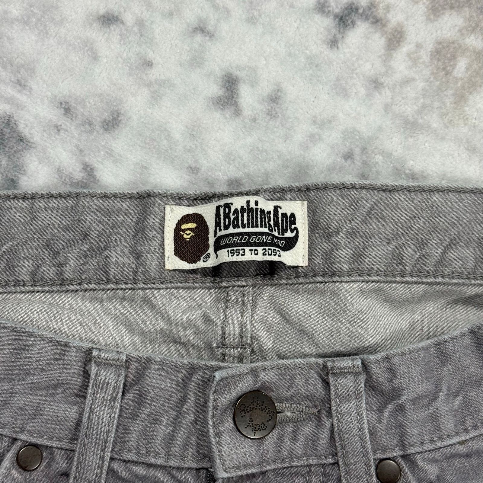 Bape × Nigo Authentic Bape 2000’s Champion Logo Jeans 30 Size US 30 / EU 46 - 4 Thumbnail
