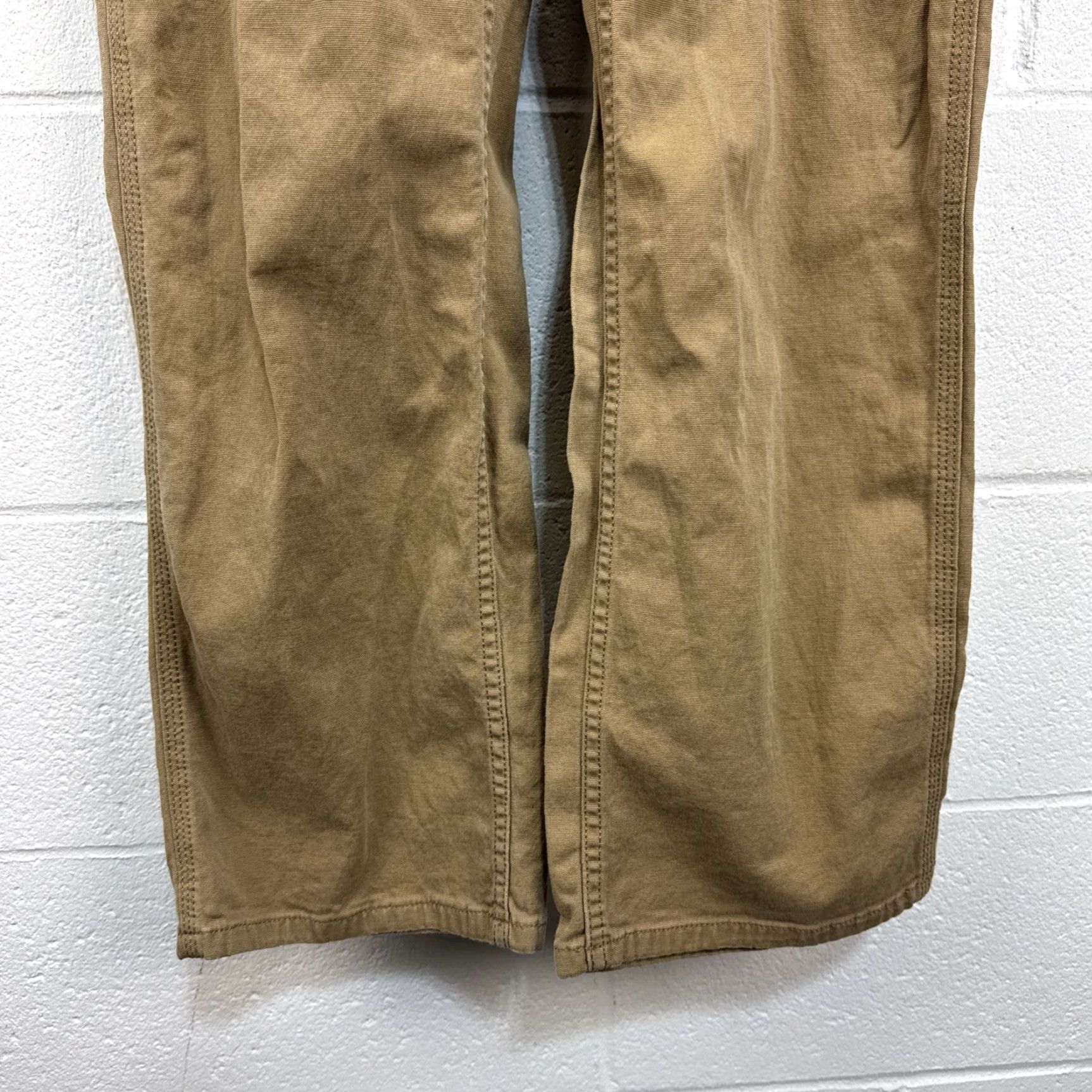 Carhartt Carhartt Women's Pants - Rugged Flex Loose Fit Canvas Work Pants - Brown - 14 Regular - 102080-257 - Straight Leg - Casual Workwear Size 36" / US 14 / IT 50 - 6 Thumbnail