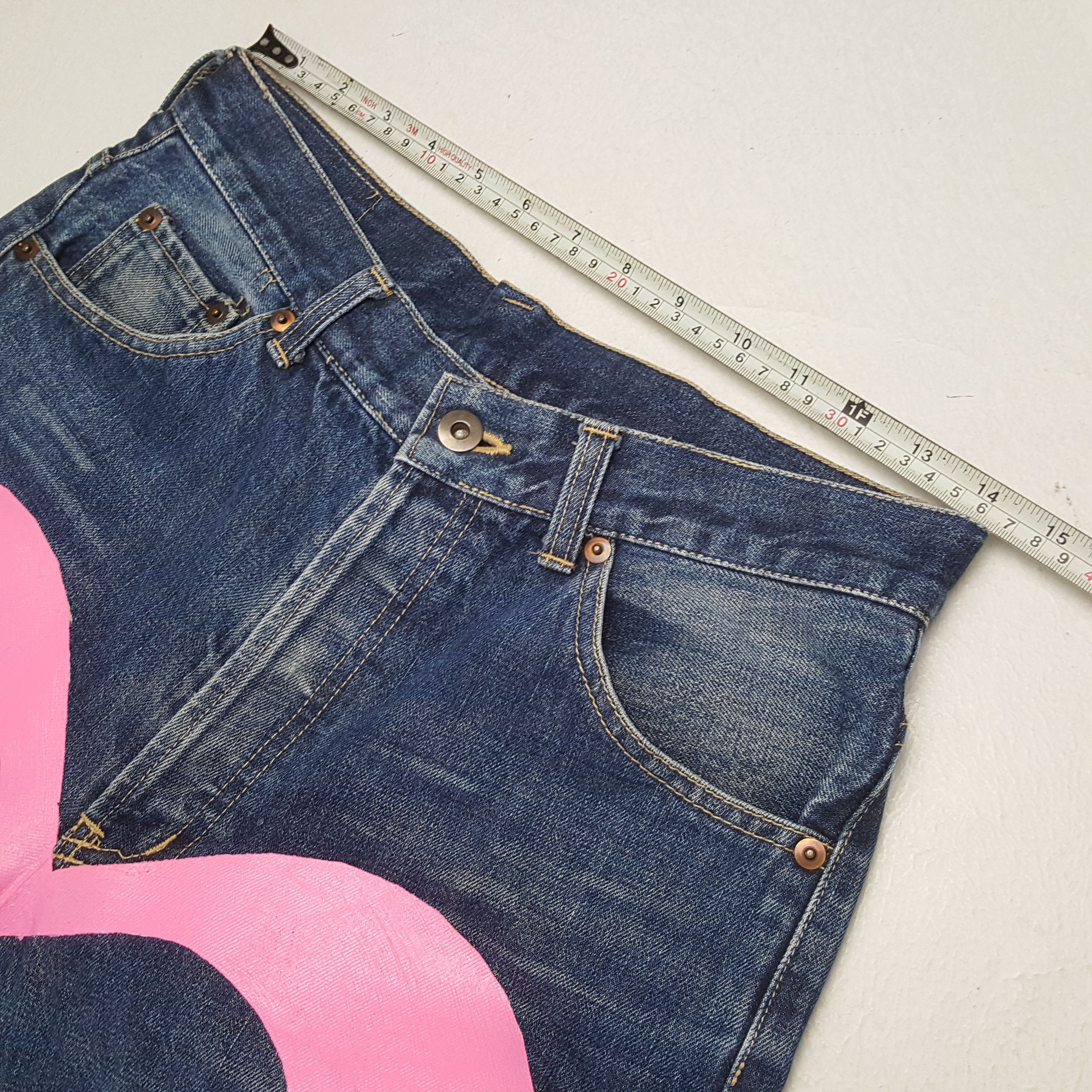 Evisu × Japanese Brand × Vintage EVISU Japanese Brand Streetwear Custom Daicock Jeans Size US 28 / EU 44 - 7 Thumbnail