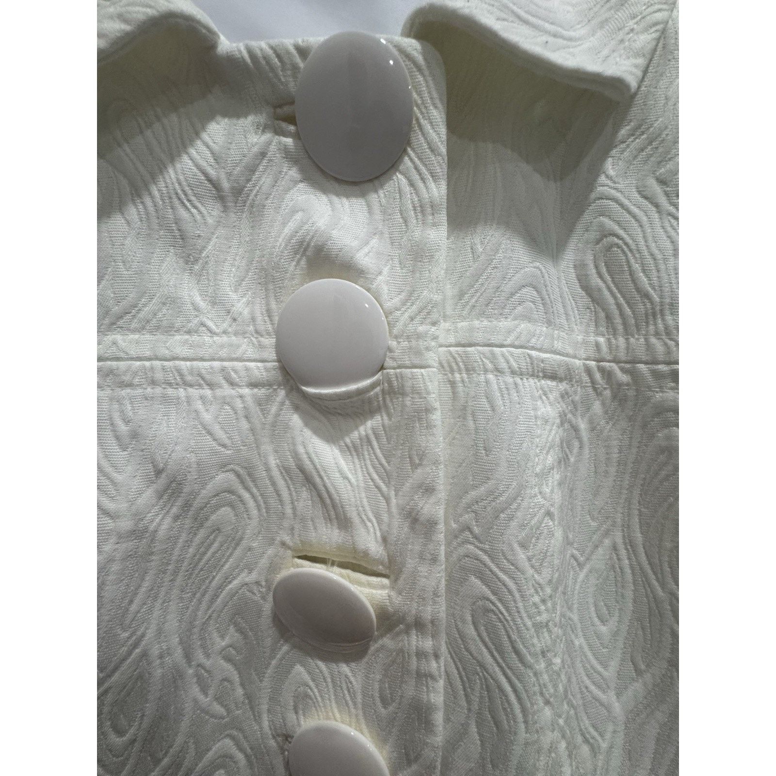 MILLY Milly of New York White Coat Size 6, minimalist Size M / US 6-8 / IT 42-44 - 3 Thumbnail
