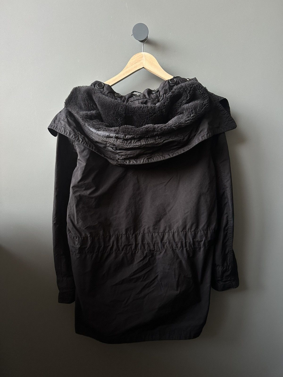 Aspesi Aspesi Thermore Faux Fur Black Lined Parka Size XS Size US XS / EU 42 / 0 - 9 Thumbnail