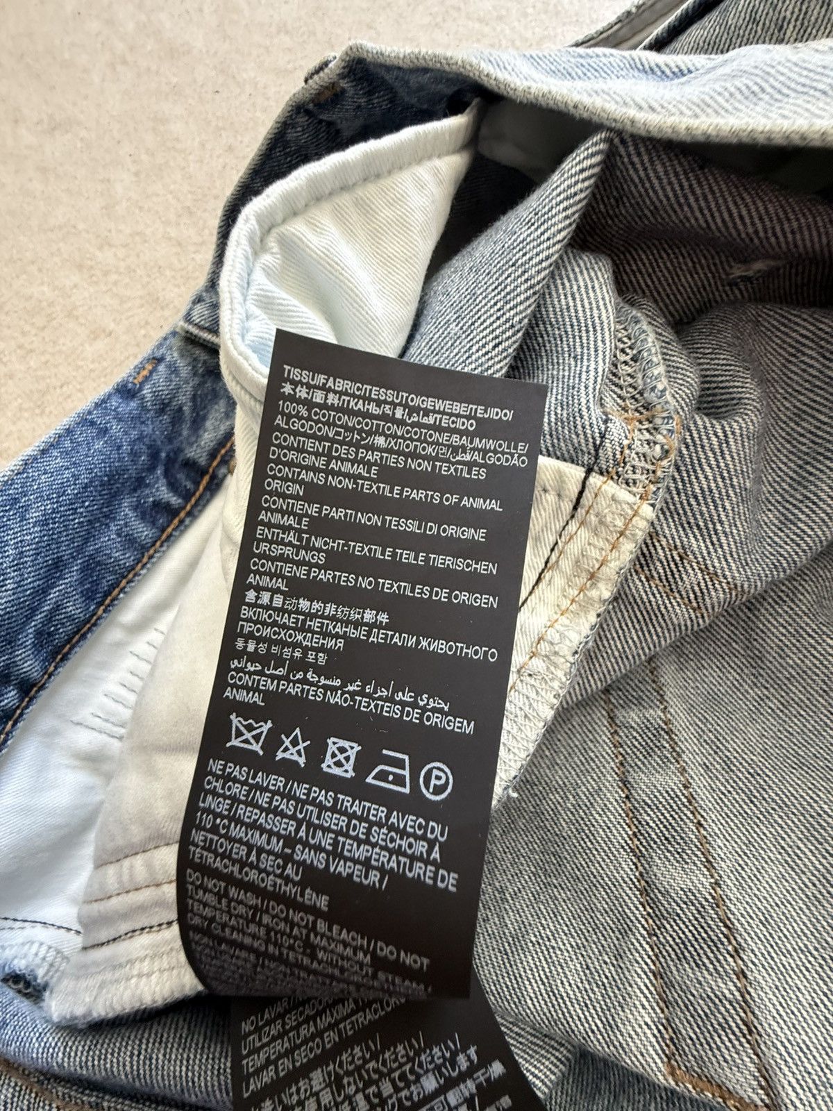Saint Laurent Paris Saint Laurent Santa Monica wash rip trash jeans 32 grail d18 Size US 32 / EU 48 - 25 Thumbnail