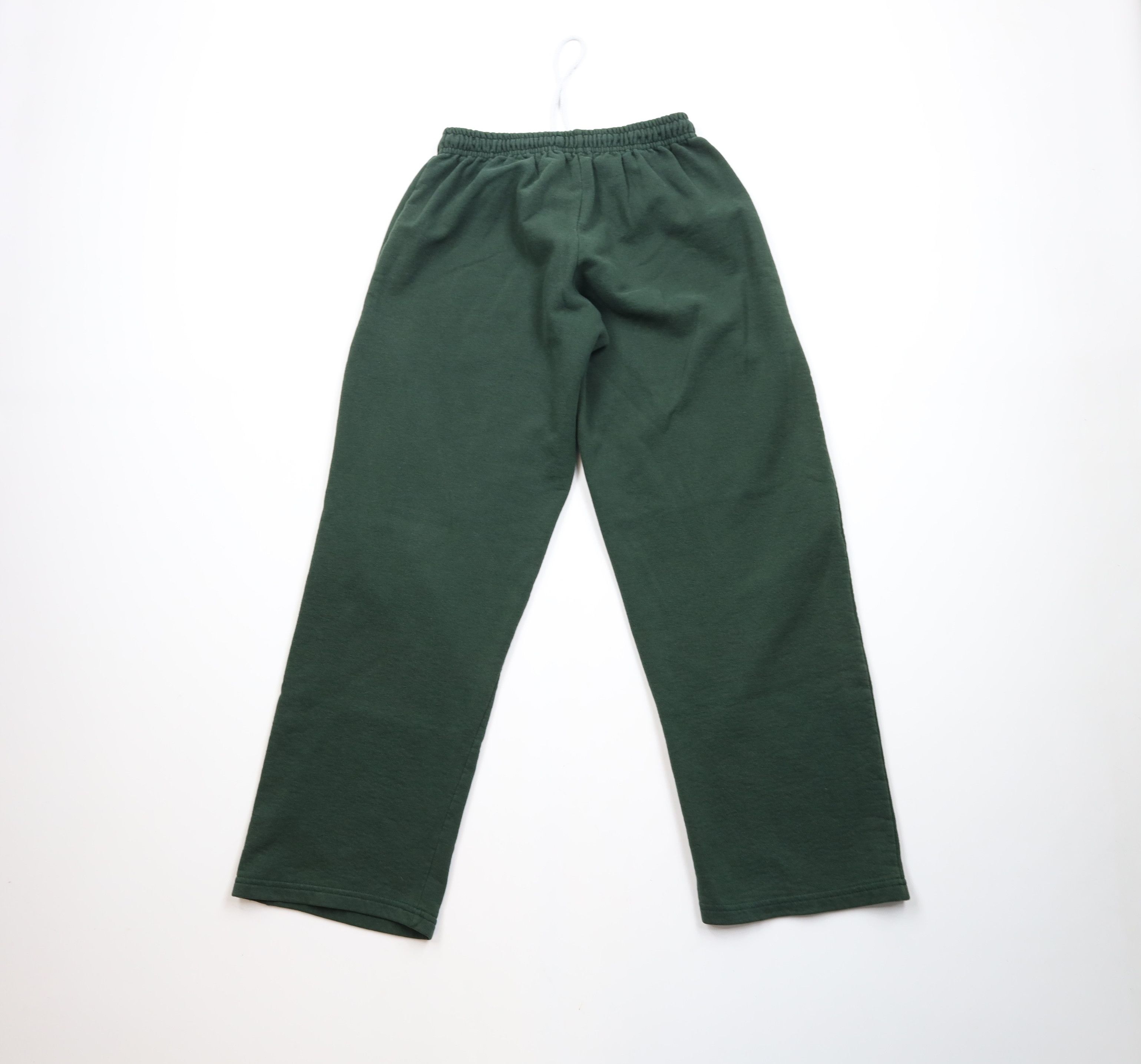 Vintage Vintage 90s State University Wide Leg Sweatpants Green Size US 32 / EU 48 - 10 Thumbnail