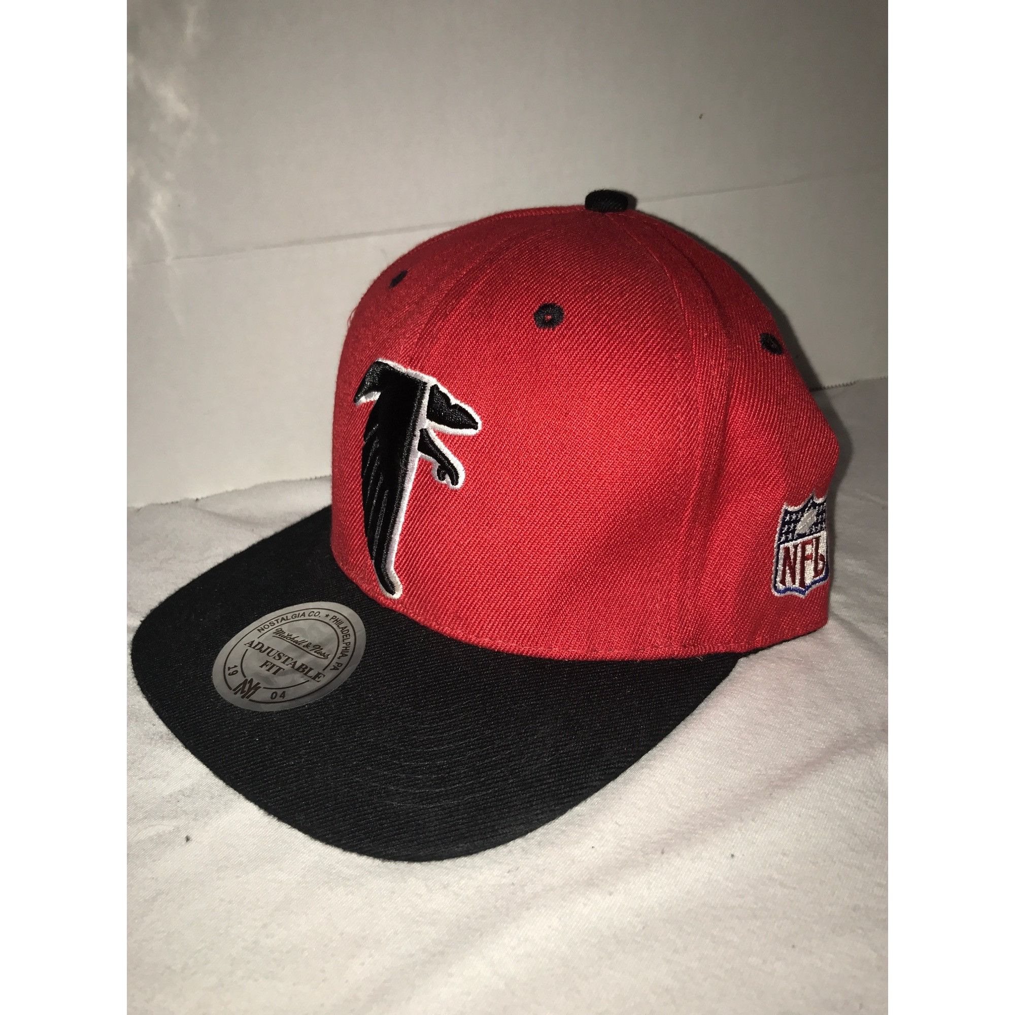 Mitchell & Ness Atlanta Falcons Red/Black Mitchell & Ness Nostalgia Co. NFL Size ONE SIZE - 1 Thumbnail