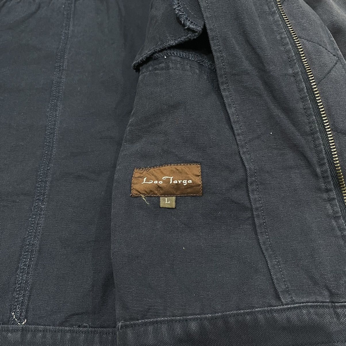 Vintage Vintagw Lao Targa Faux Fur Lined Denim Jacket Size L / US 10 / IT 46 - 4 Thumbnail