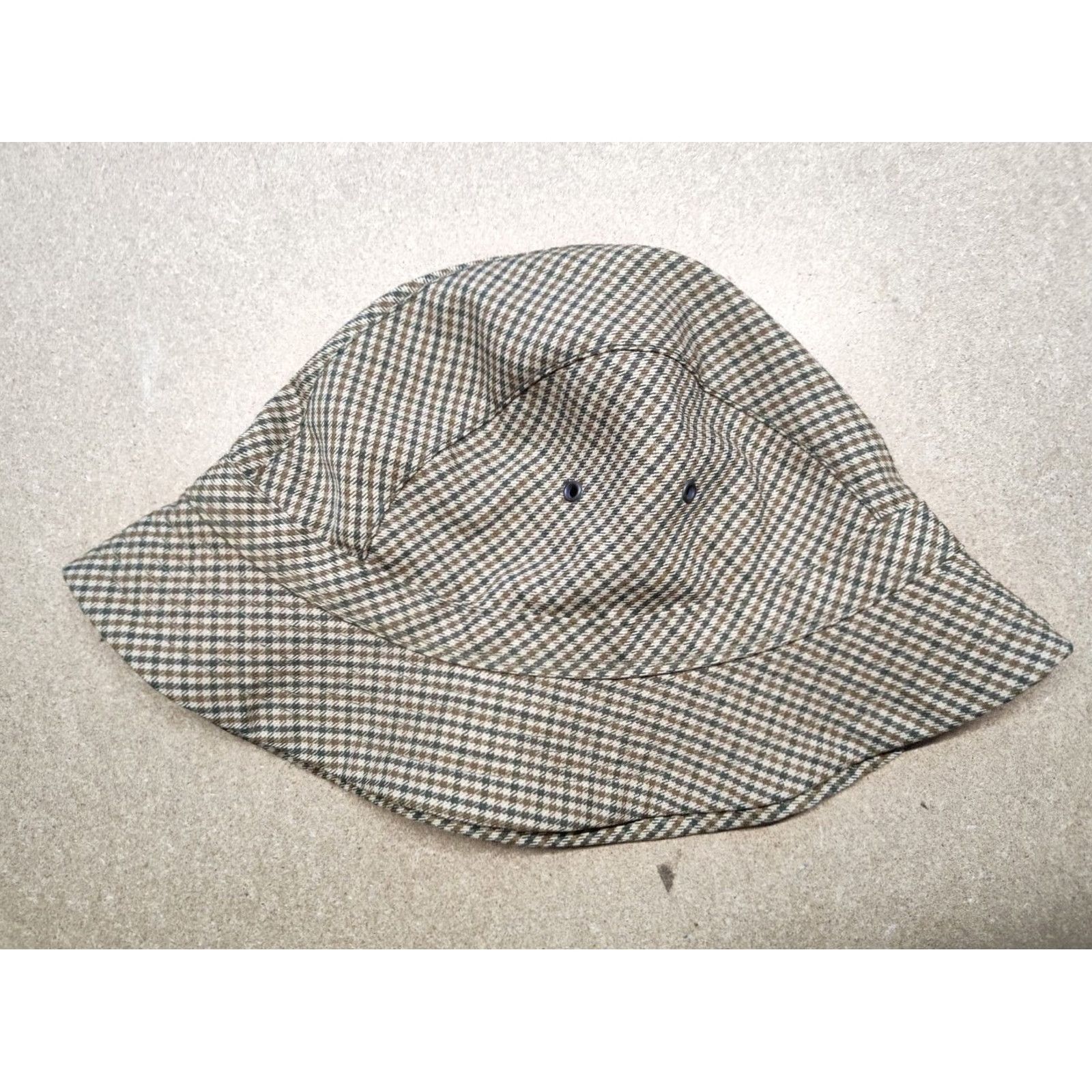 Bogner VINTAGE Bogner Bucket Hat 100% Wool Check Size 57 West Germany Boy / Mens / Adults? [Final: ensure genders] Size ONE SIZE - 3 Thumbnail