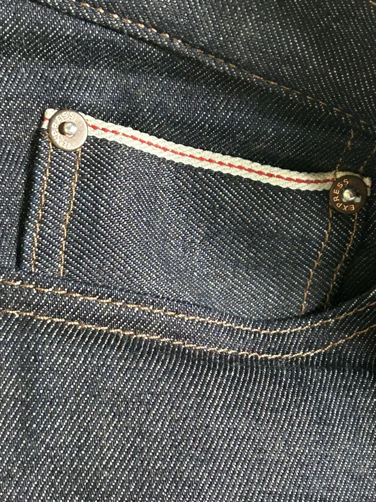 Express Slim Fit Express Raw Selvage/Selvedge Denim Jeans 30/30 Size US 30 / EU 46 - 5 Thumbnail