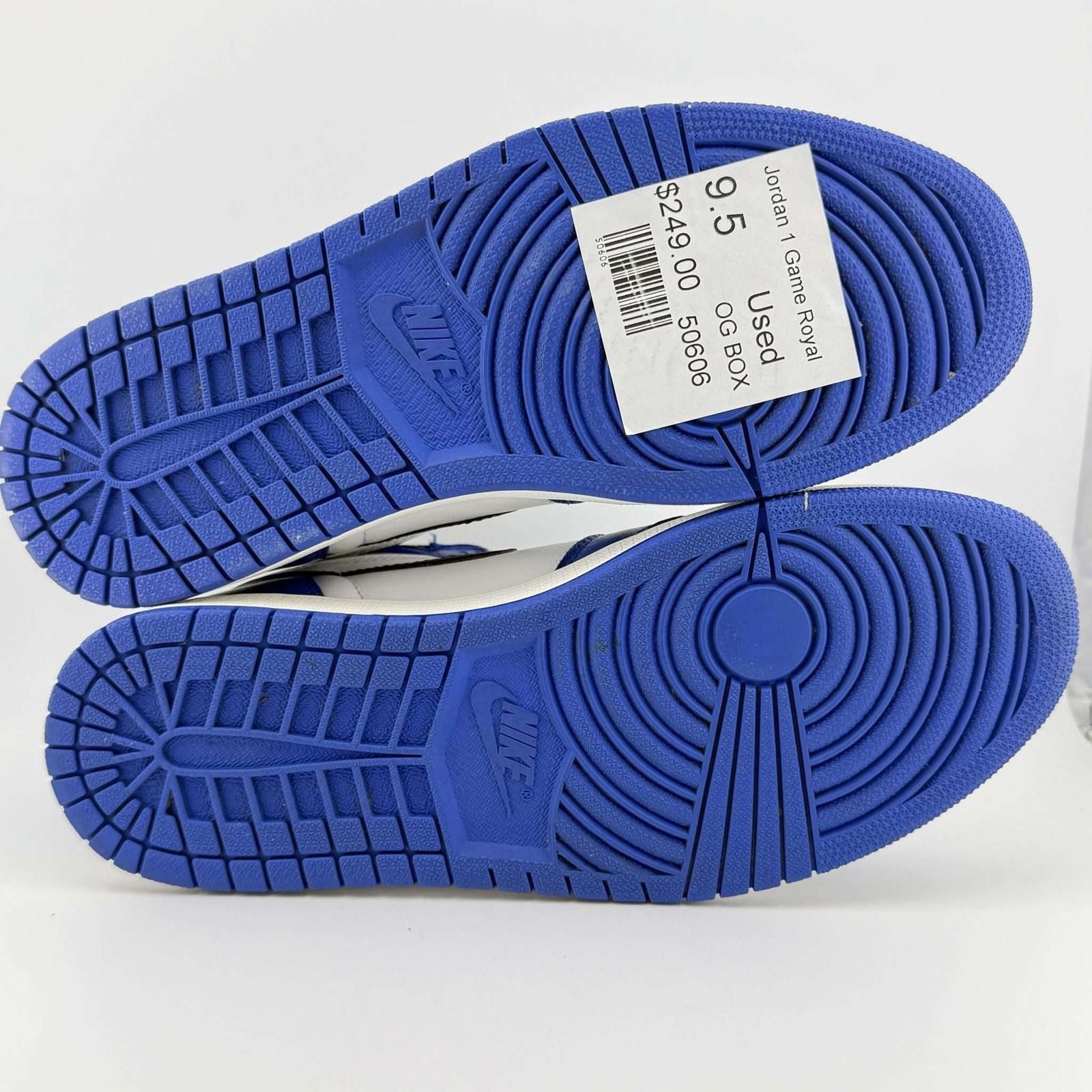 Nike og box Nike Air Jordan 1 Retro High OG Game Royal 9.5 Used Size US 9.5 / EU 42-43 - 6 Thumbnail