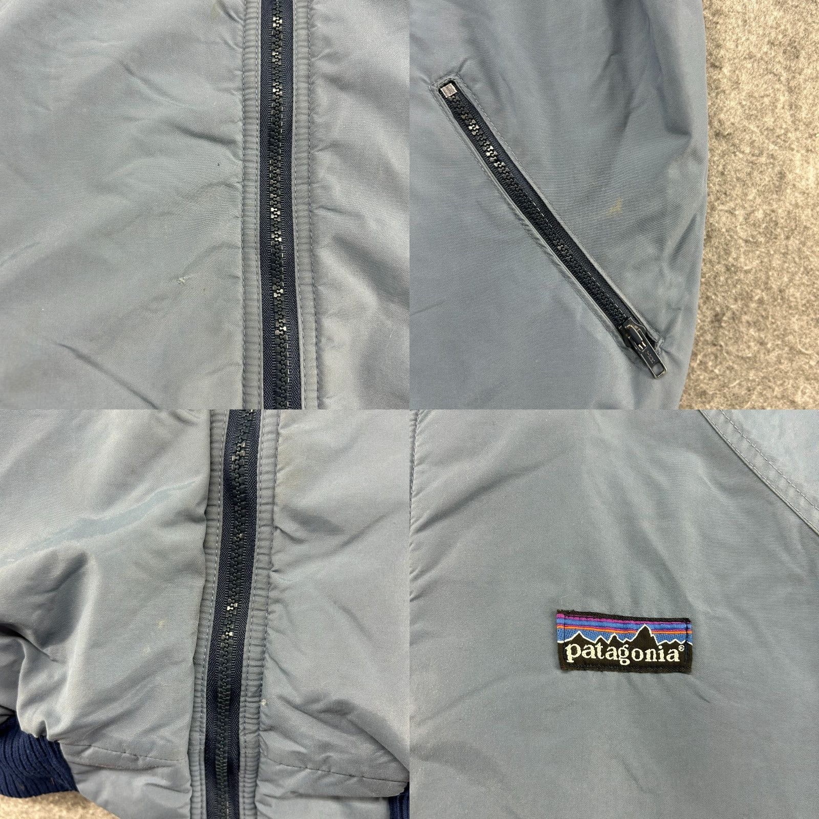 Patagonia VINTAGE Patagonia Jacket Parka Men XL Blue Nylon Shell Fleece Lined Logo 80s 90s Zip Mid-Length Quilted Size US XL / EU 56 / 4 - 8 Thumbnail