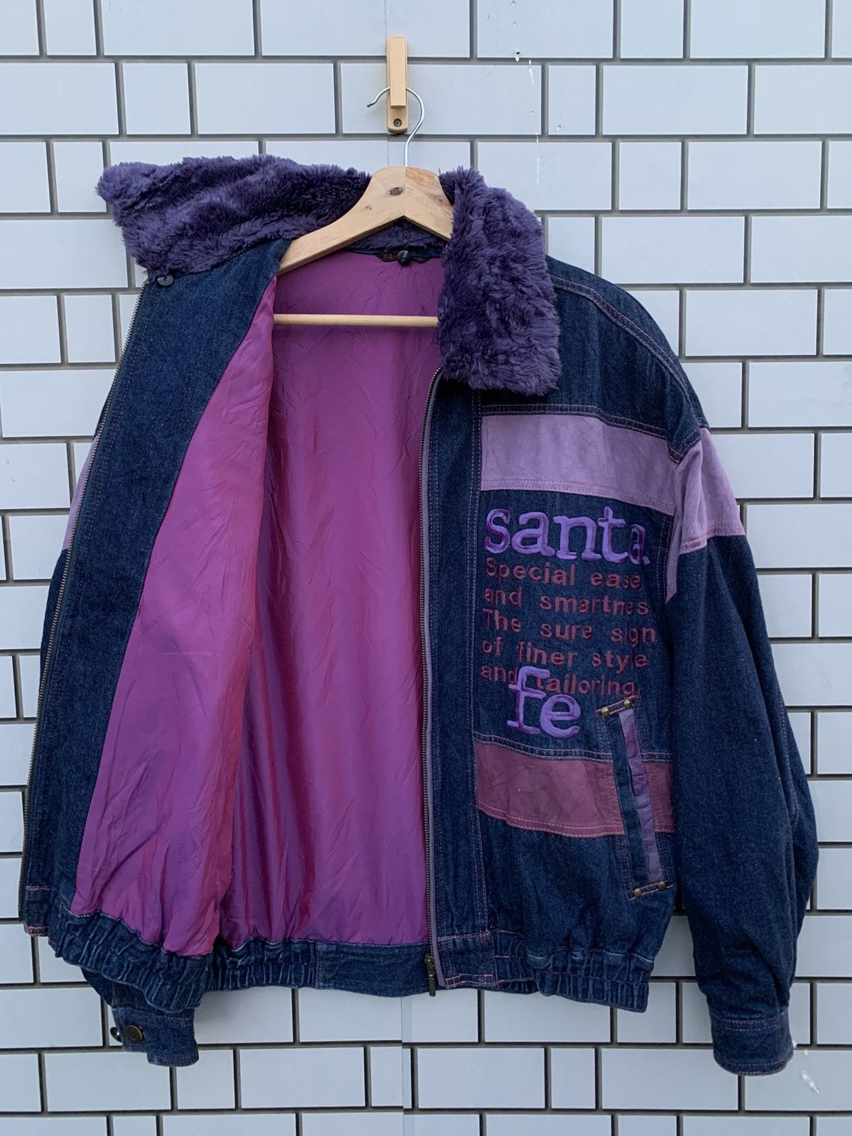 Japanese Brand Vintage Japanese Brand Santa Fee Denim Jacket Size US L / EU 52-54 / 3 - 3 Thumbnail