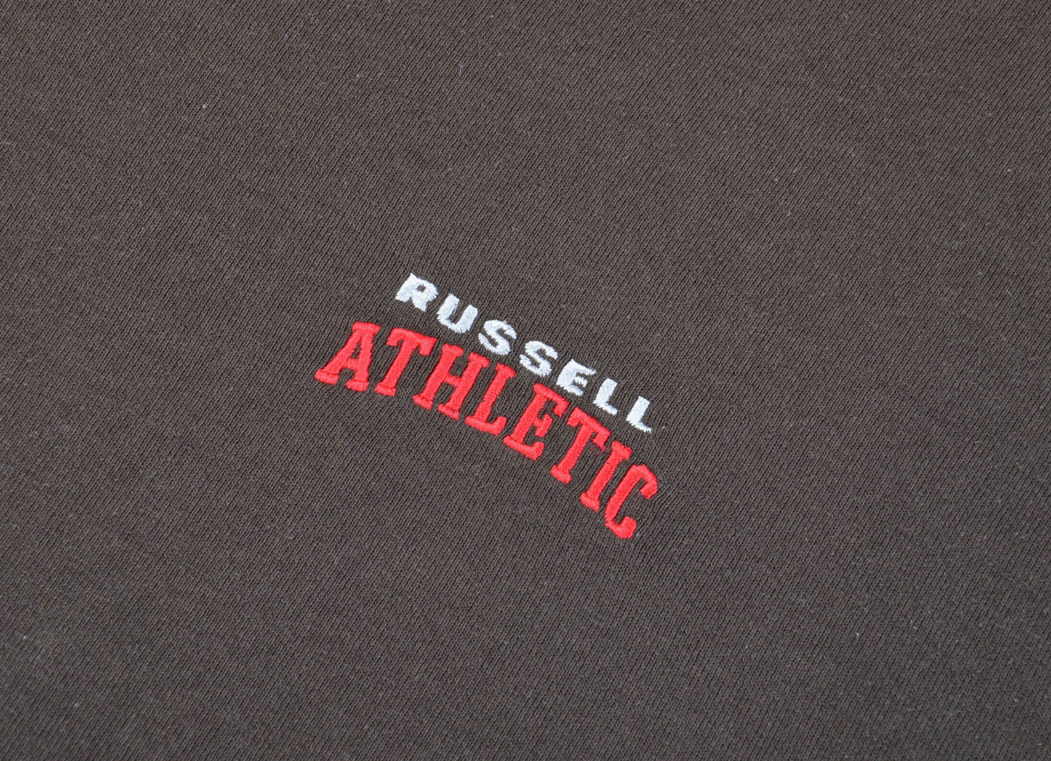 Russell Athletic Vintage Russell Athletic Y2K Brown Crew Neck Sweatshirt Size US L / EU 52-54 / 3 - 4 Thumbnail