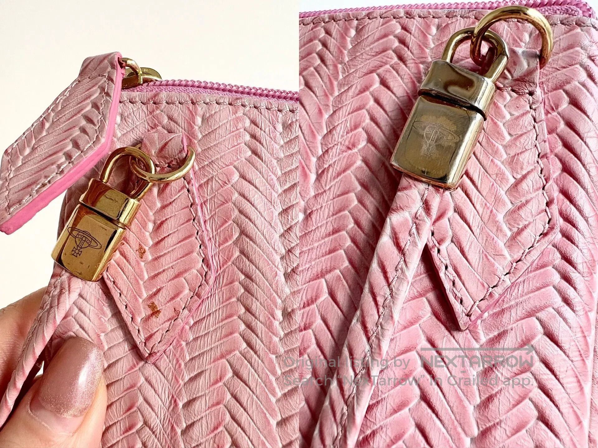 Vivienne Westwood Vivienne Westwood Small Pink Crossbody Bag. Size ONE SIZE - 7 Thumbnail