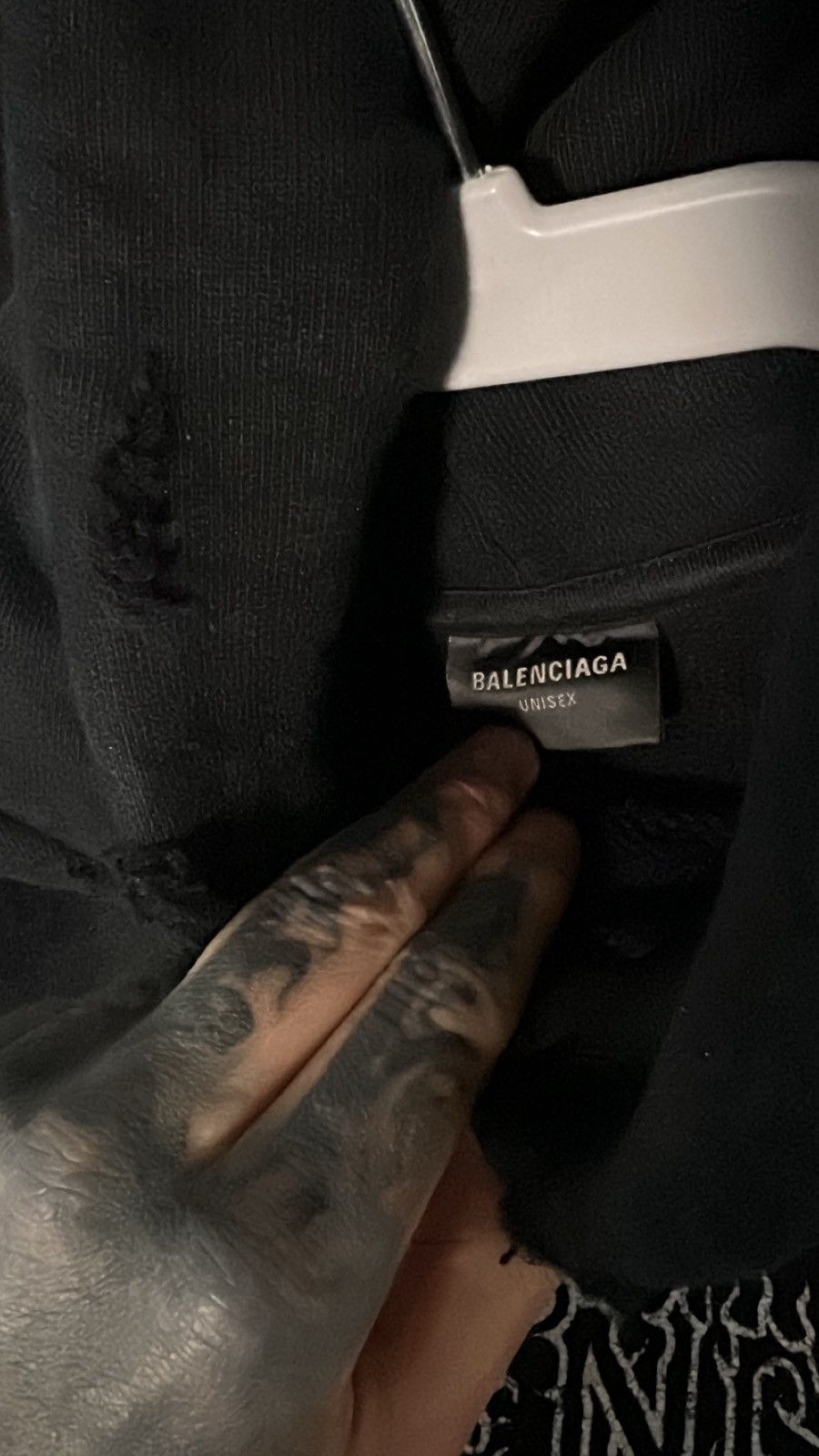 Balenciaga Balenciaga Darkwave Heavy Hoodie Size US L / EU 52-54 / 3 - 6 Thumbnail