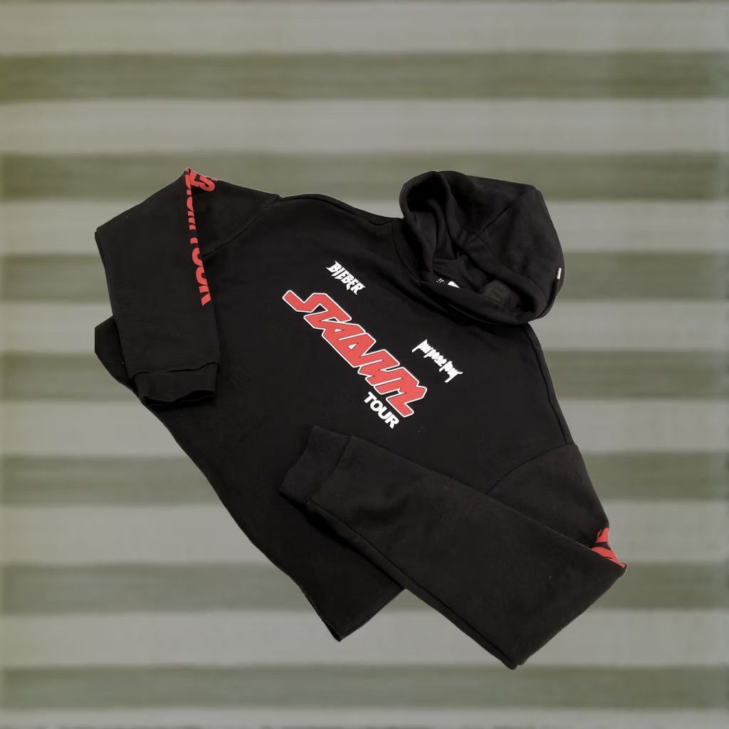 Vintage VINTAGE Justin Bieber Purpose Stadium Tour Black Cropped Hoodie Sweatershirt XS Size XS / US 0-2 / IT 36-38 - 1 Thumbnail