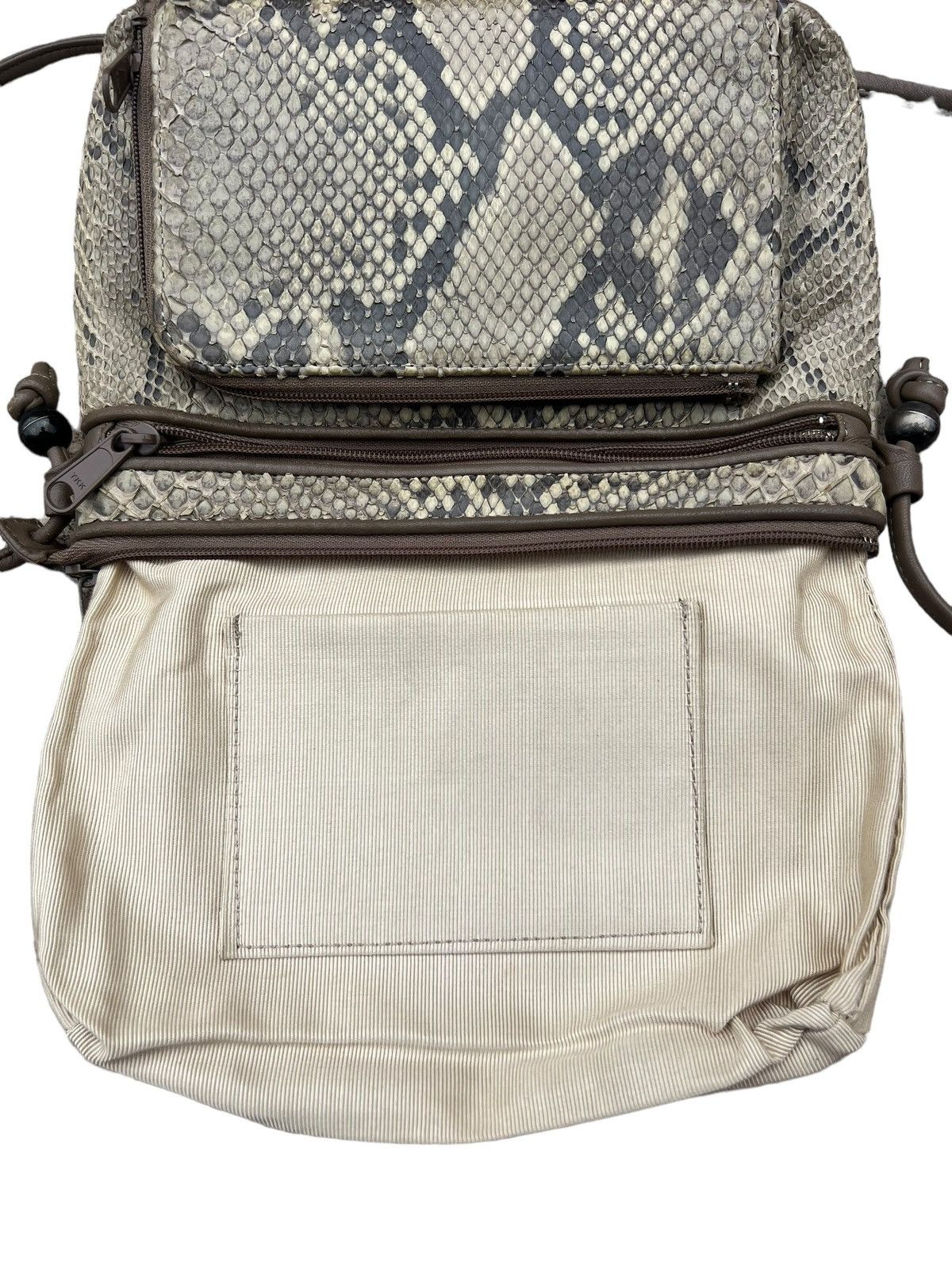 Leather Vintage Arukan Japan Python Snakeskin Leather Bag Mini Size ONE SIZE - 16 Thumbnail