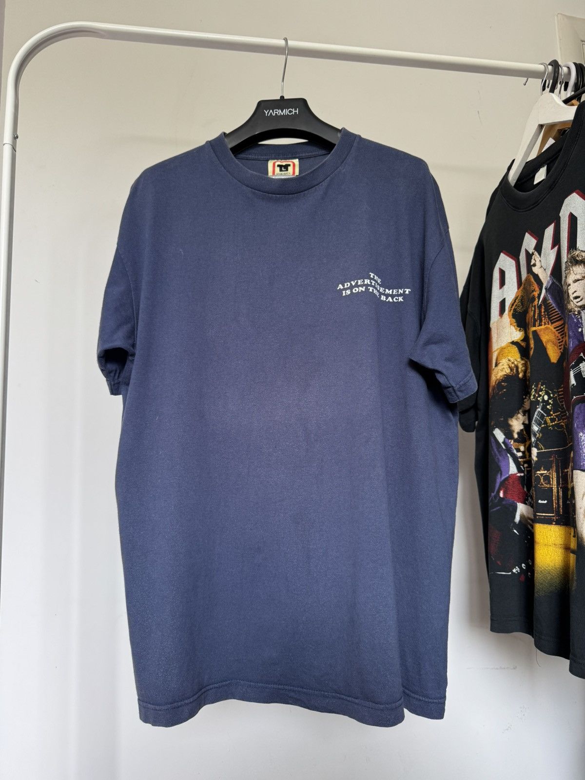 Diesel Vintage 90s Diesel Advertisement Logo Faded Heavy Tee Size US XL / EU 56 / 4 - 4 Thumbnail