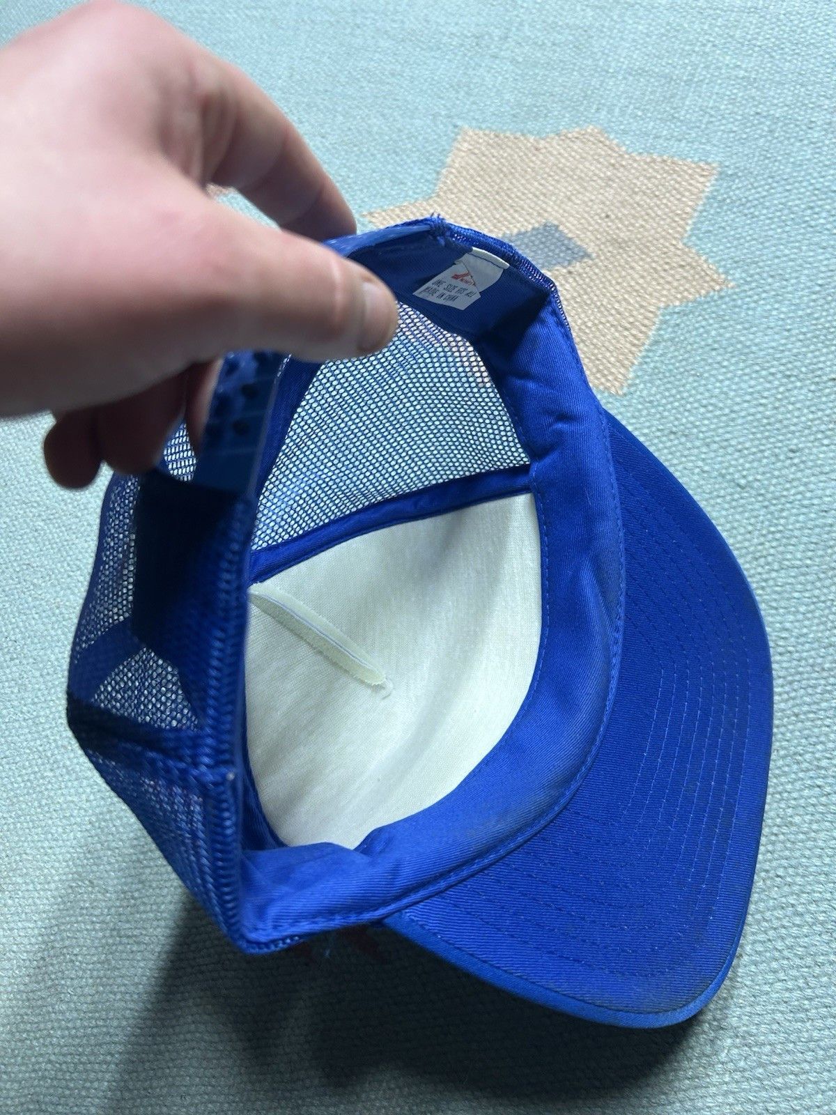 Vintage Vintage trucker hat Pepsi cola soda drink snack blue snap Size ONE SIZE - 6 Thumbnail
