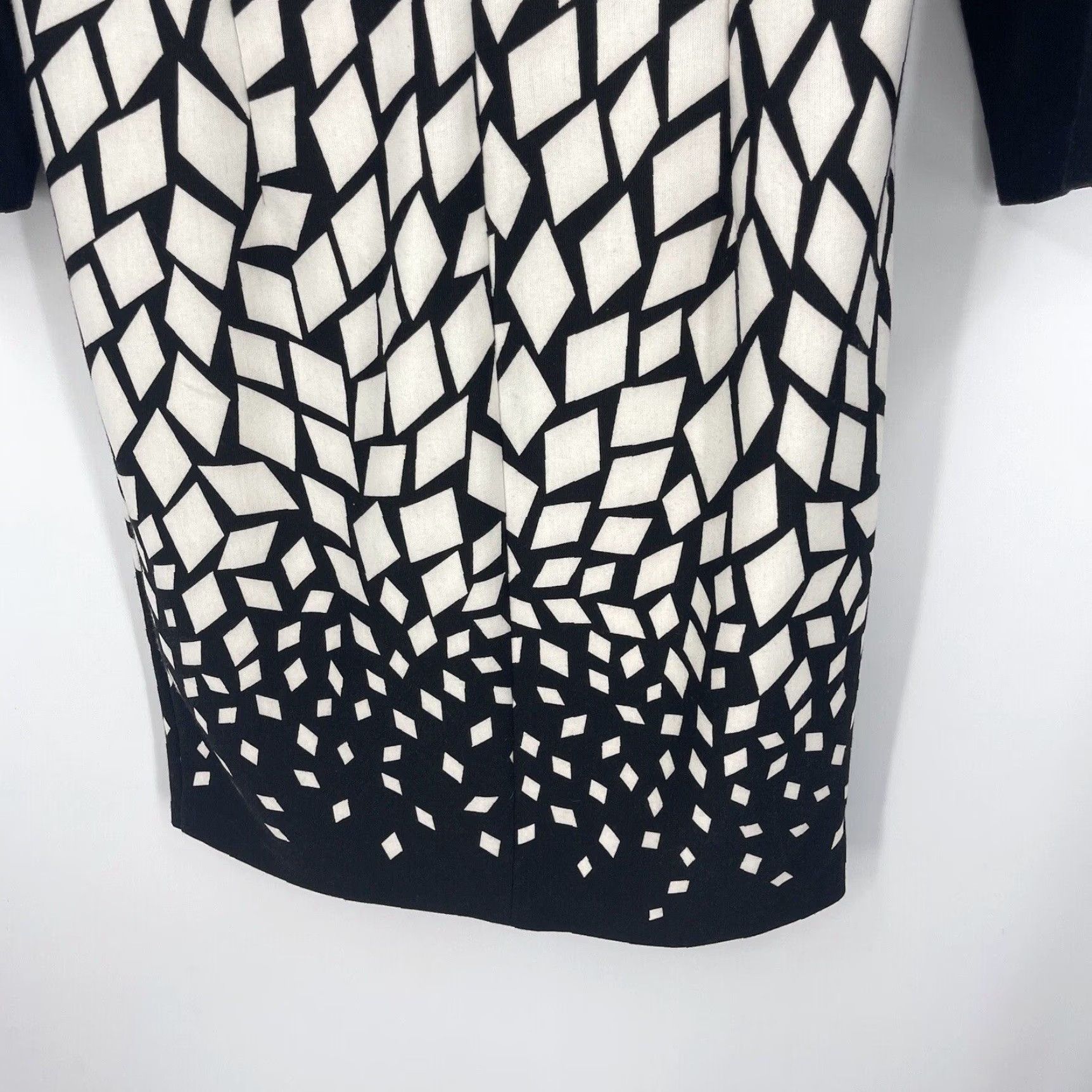 Vintage Chicos Dress Womens XS Black And White Geometric Wiggle Quiet Luxury Core 0.5 Size XS / US 0-2 / IT 36-38 - 7 Thumbnail