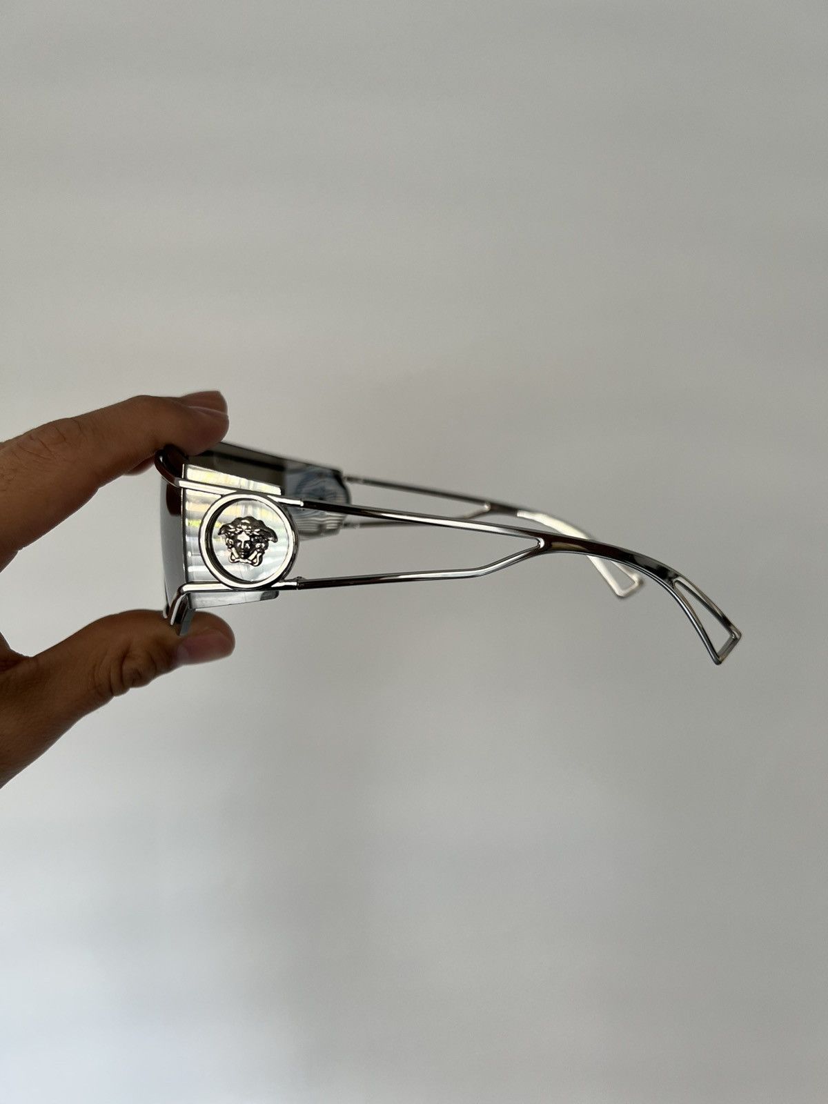 Versace Versace VE2226 Silver shield glasses Size ONE SIZE - 9 Thumbnail