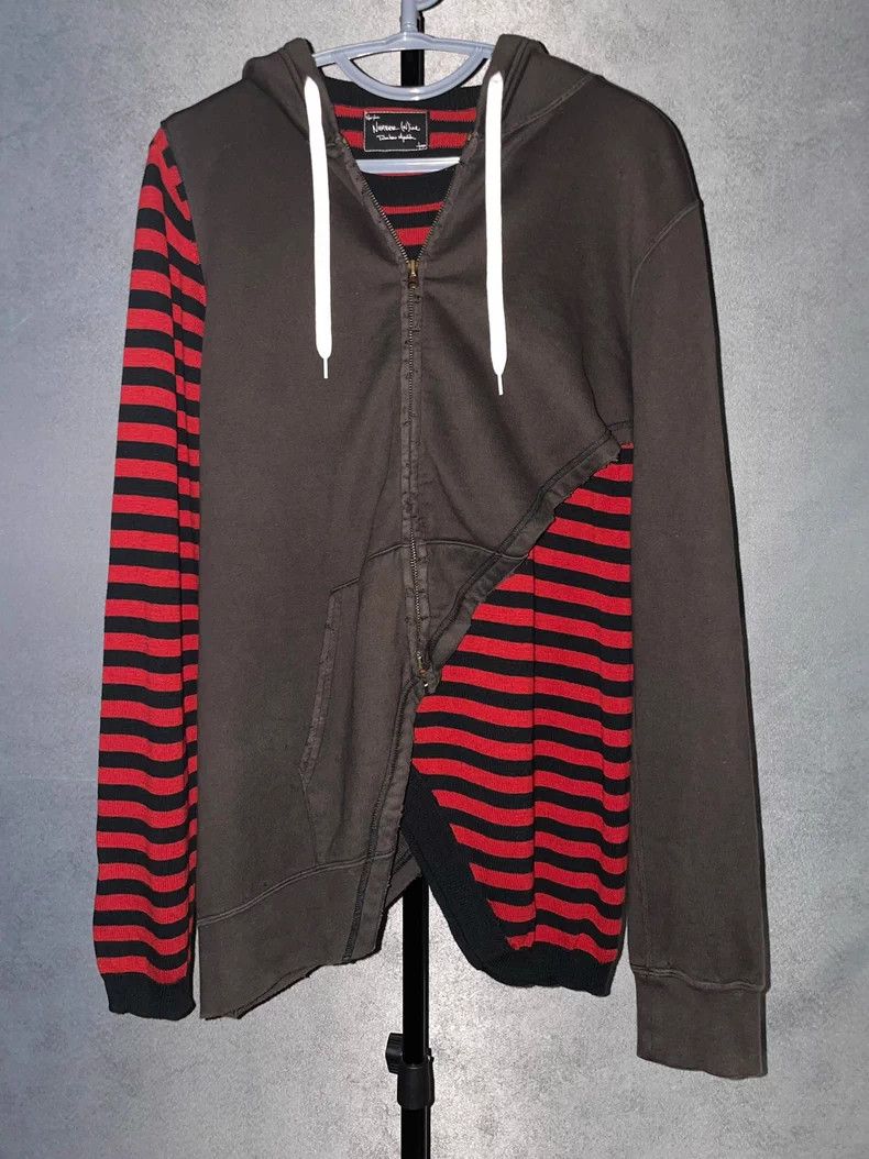 Number (N)ine Number (N)ine Striped Asymmetric Hoodie Set Size US S / EU 44-46 / 1 - 1 Thumbnail
