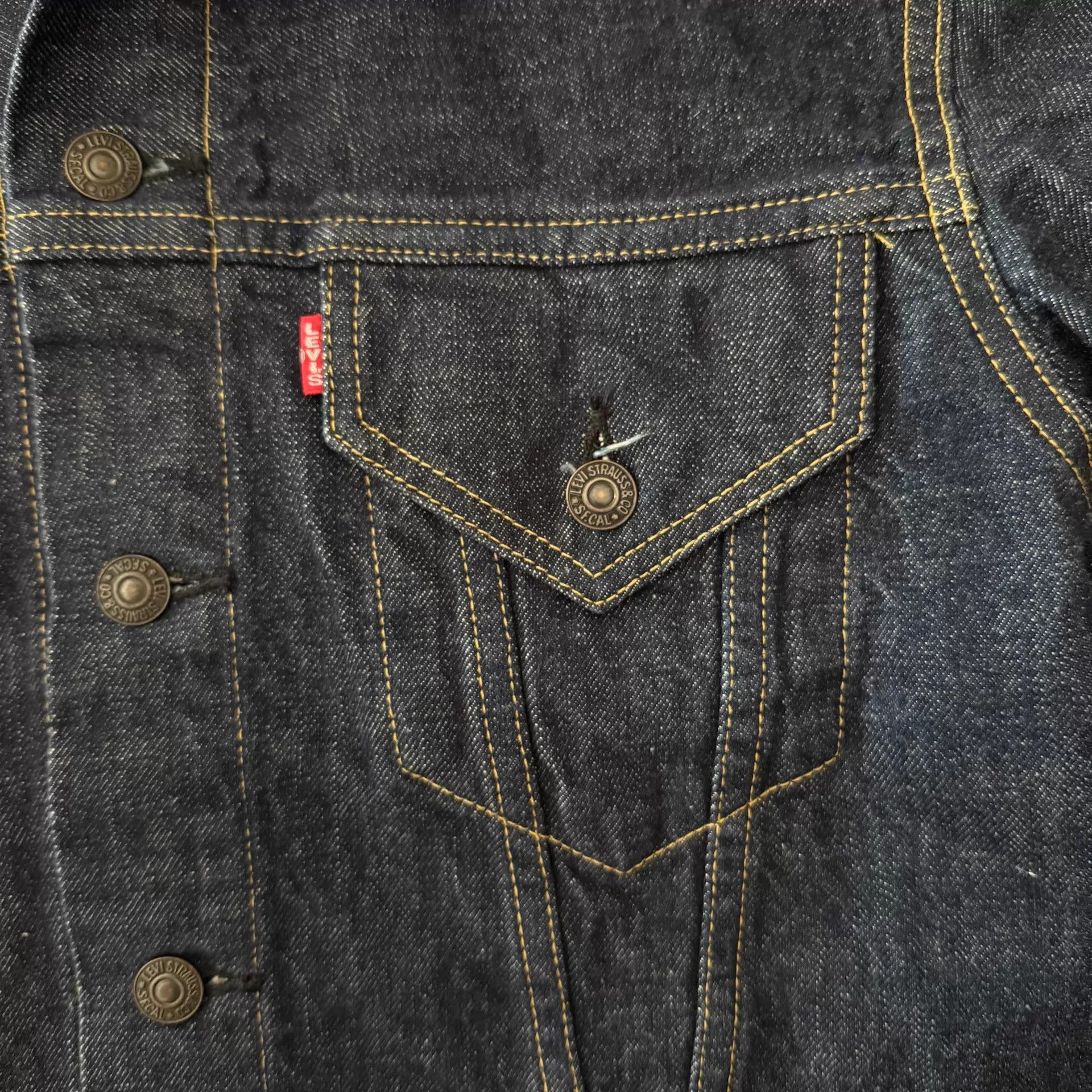 Levi's Levi's Lvc557 Type III Denim Jacket Japan J58 Unwashed 40 99 Size US M / EU 48-50 / 2 - 4 Thumbnail