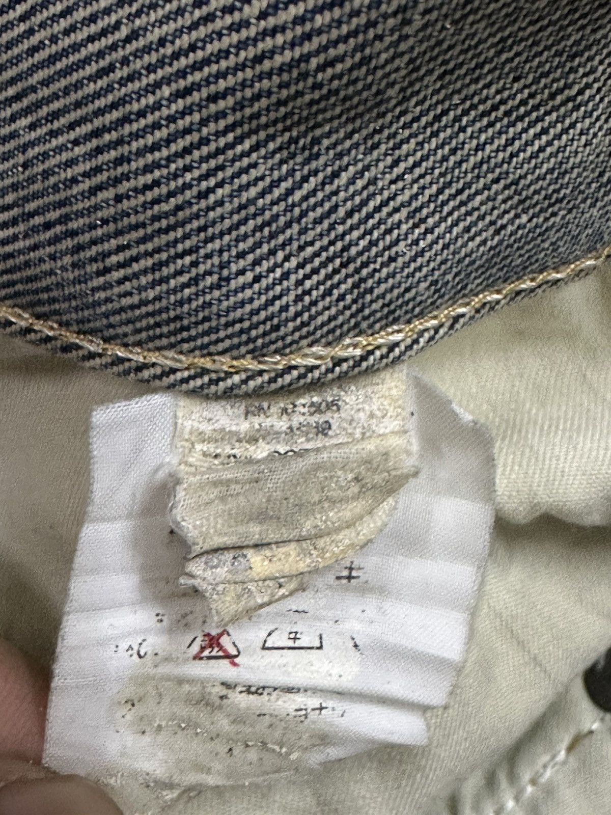 G-Star Vintage Japanese Gstar Faded Wash Distressed Baggy Jeans Size US 36 / EU 52 - 9 Thumbnail