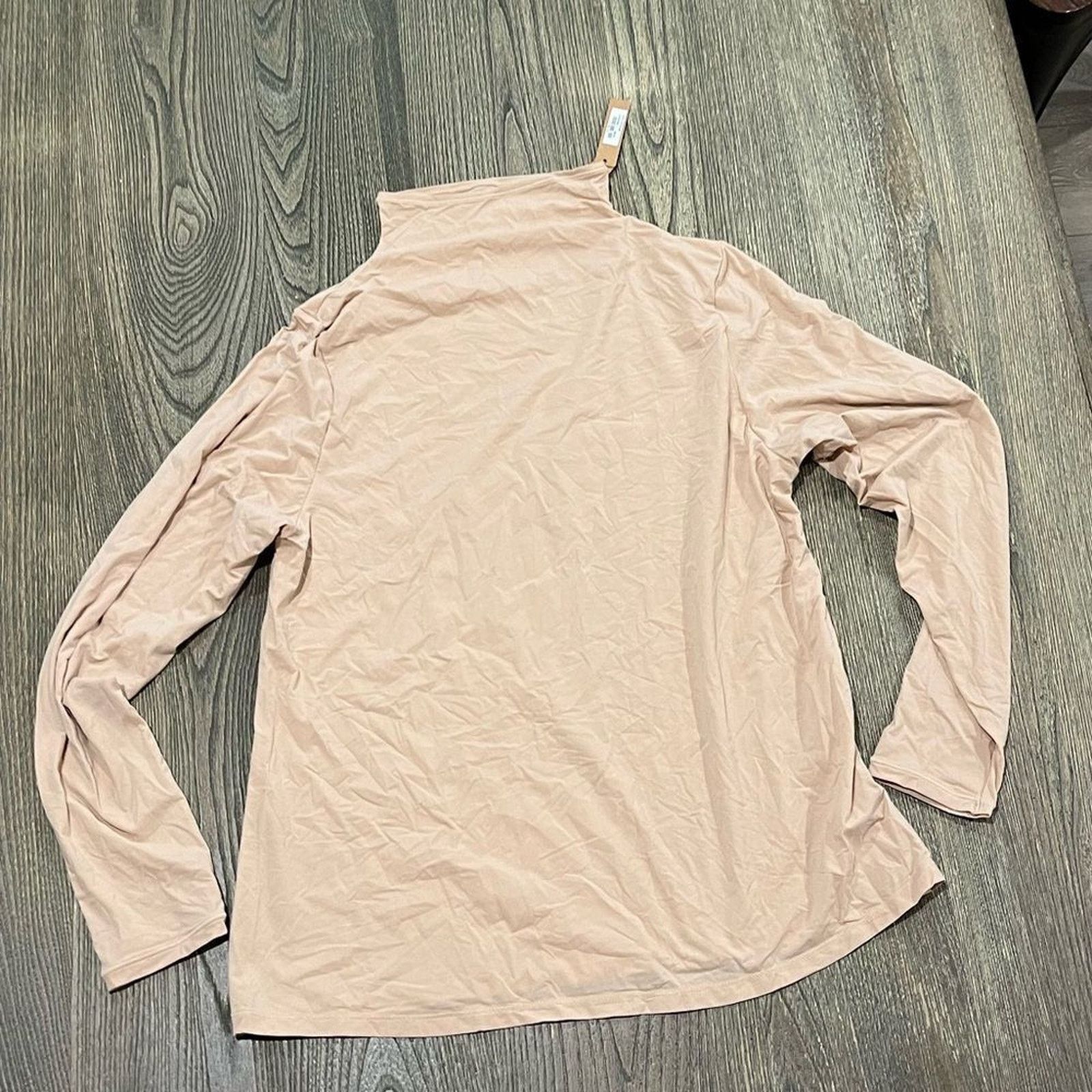 SKIMS NWT Skims Fits Everybody Turtleneck Top Long Sleeve 3X Size 3XL / US 20-22 - 1 Thumbnail