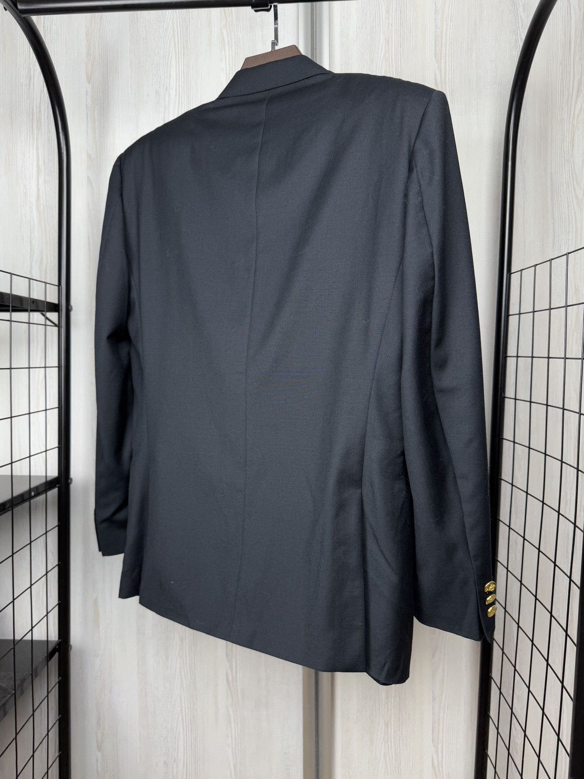 Tombolini Eugenio Tombolini vintage navy blue metal buttons sport coat Size 42R - 8 Thumbnail
