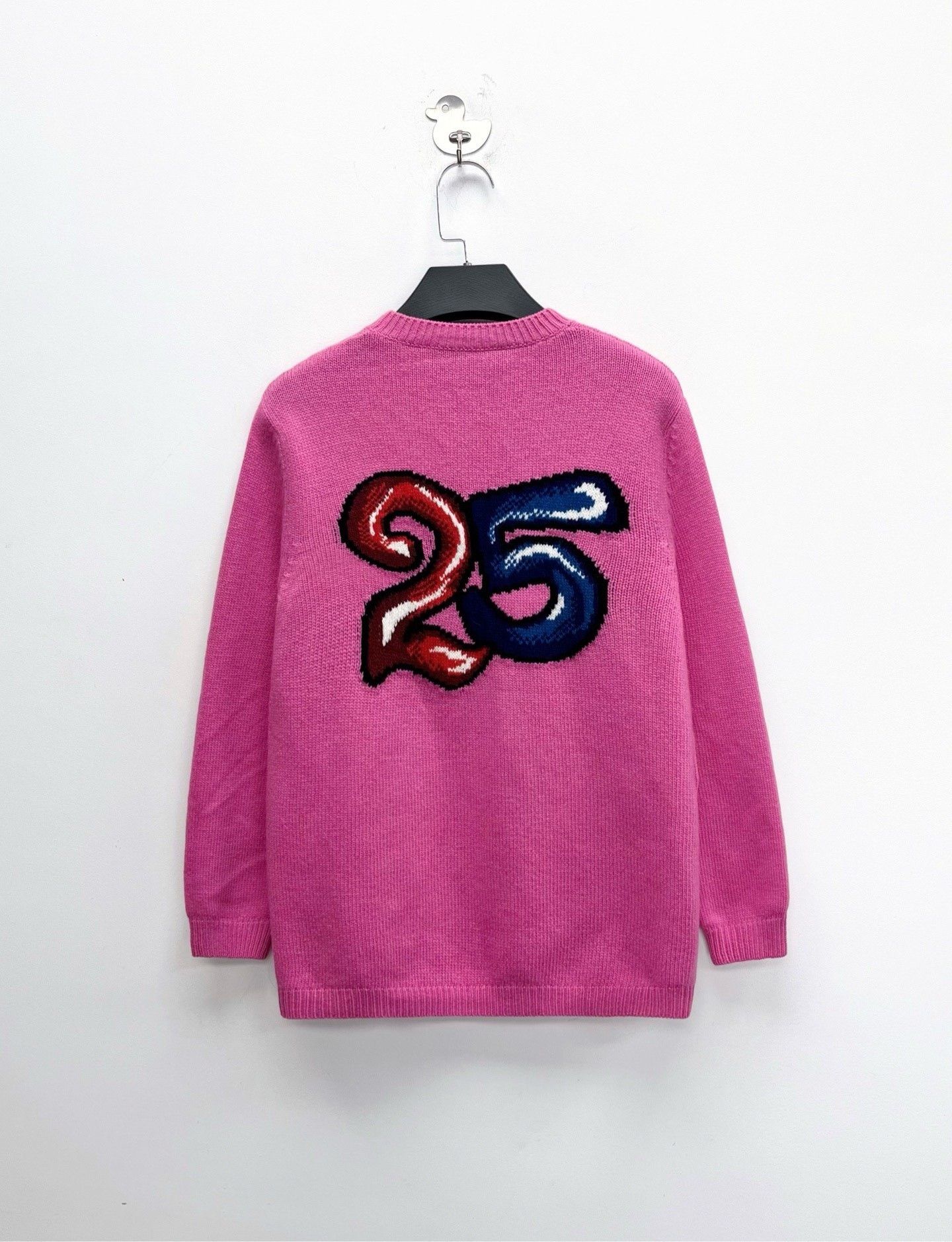 Gucci Gucci Pink Heart Frog 25 Intarsia Knit Sweater Size US M / EU 48-50 / 2 - 2 Thumbnail