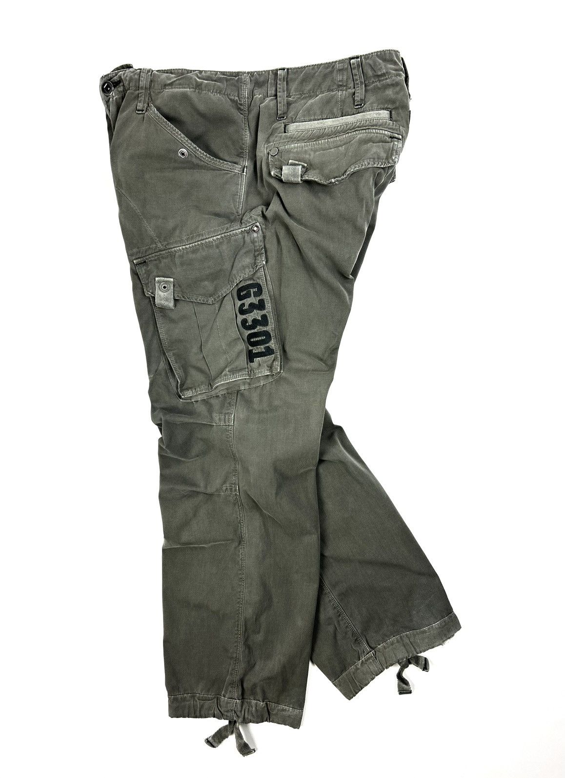 G-Star Vintage G-star Raw 3301 Cargo Pants Grey Japanese Y2K Size US 32 / EU 48 - 2 Thumbnail