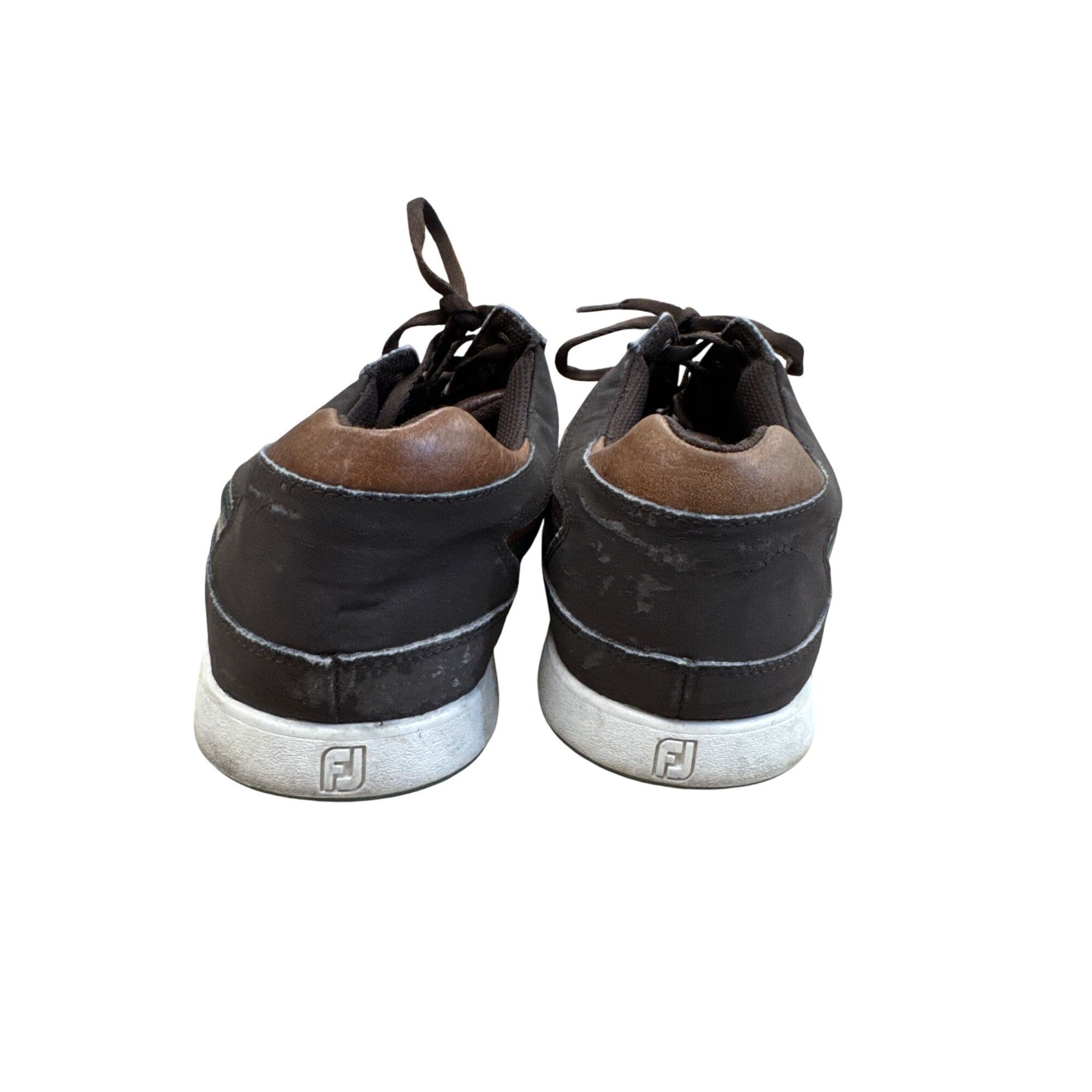 Footjoy FootJoy Contour Casual Mens Brown & Black Golf Shoes 10M SKU Size US 10 / EU 43 - 6 Thumbnail