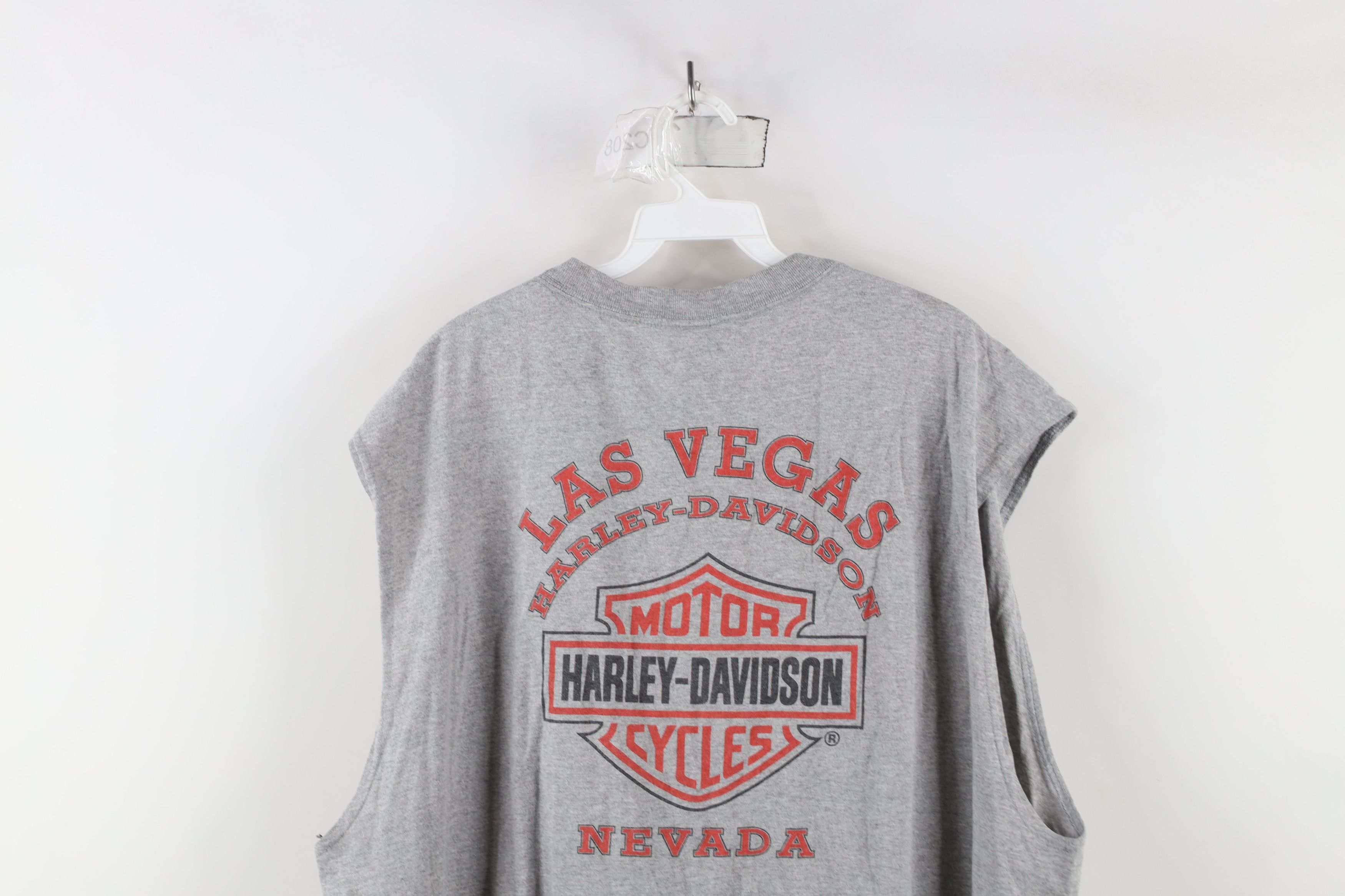Harley Davidson × Vintage Vintage Y2K 2001 Harley Davidson Tank Top T-Shirt Gray USA Size US XXL / EU 58 / 5 - 12 Thumbnail