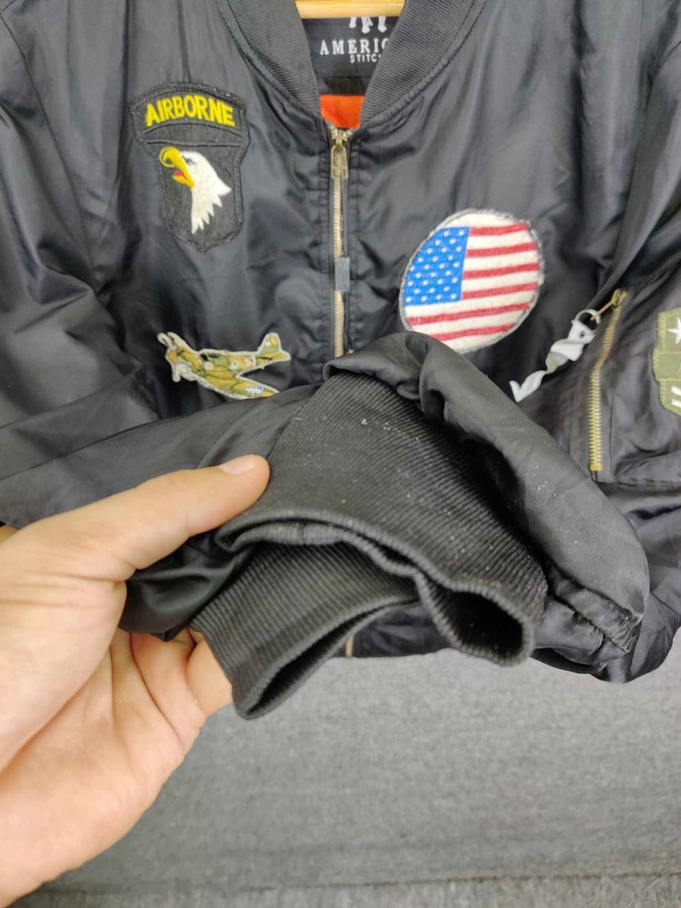 American Stitch Vintage American Stitch MA-1 Bomber Flight Jacket Size US L / EU 52-54 / 3 - 13 Thumbnail