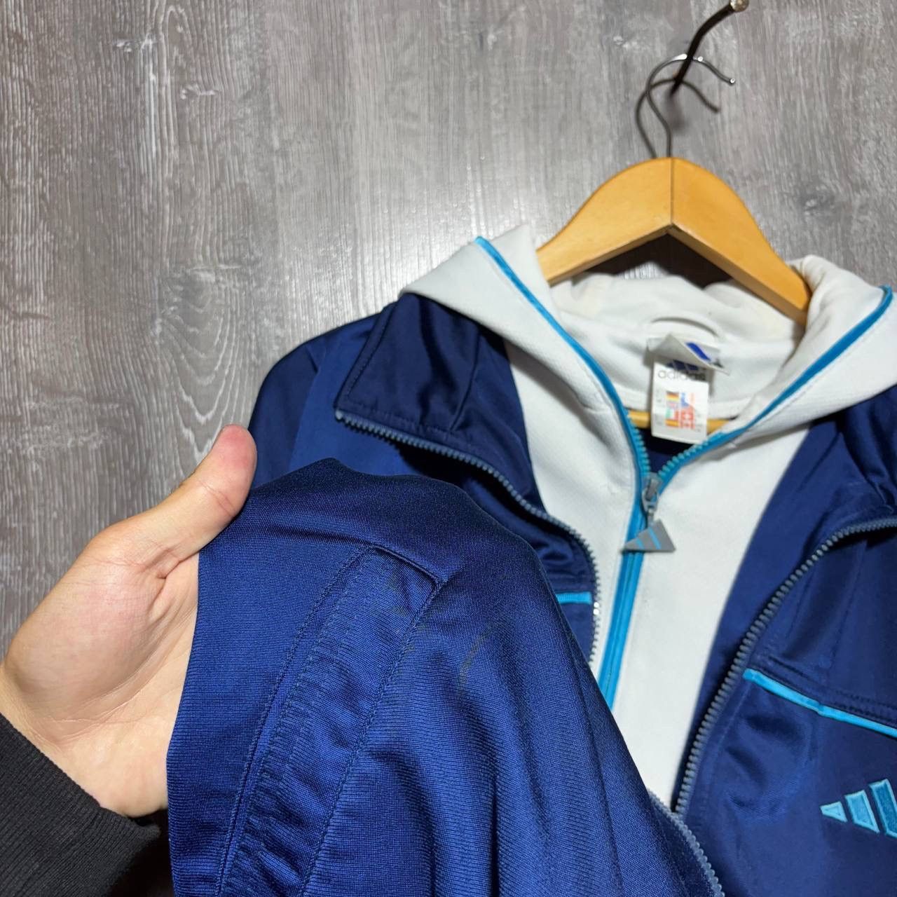 Adidas Adidas Vintage Baseball Track Jacket Sportswear L-XL Size US XL / EU 56 / 4 - 6 Thumbnail