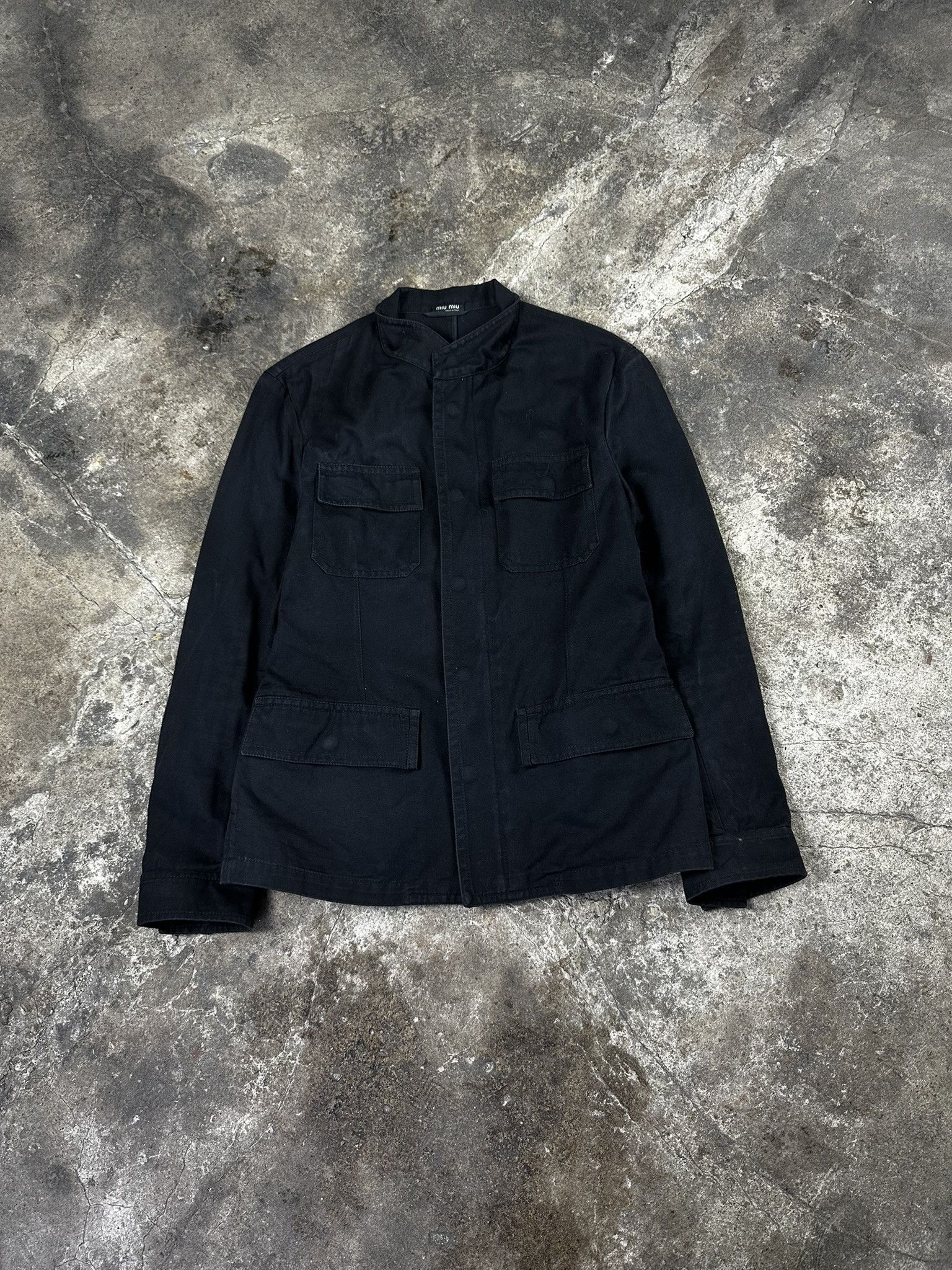 Miu Miu Rare 2000s Miu Miu Cargo Multipocket Utility Jacket Size US M / EU 48-50 / 2 - 1 Thumbnail