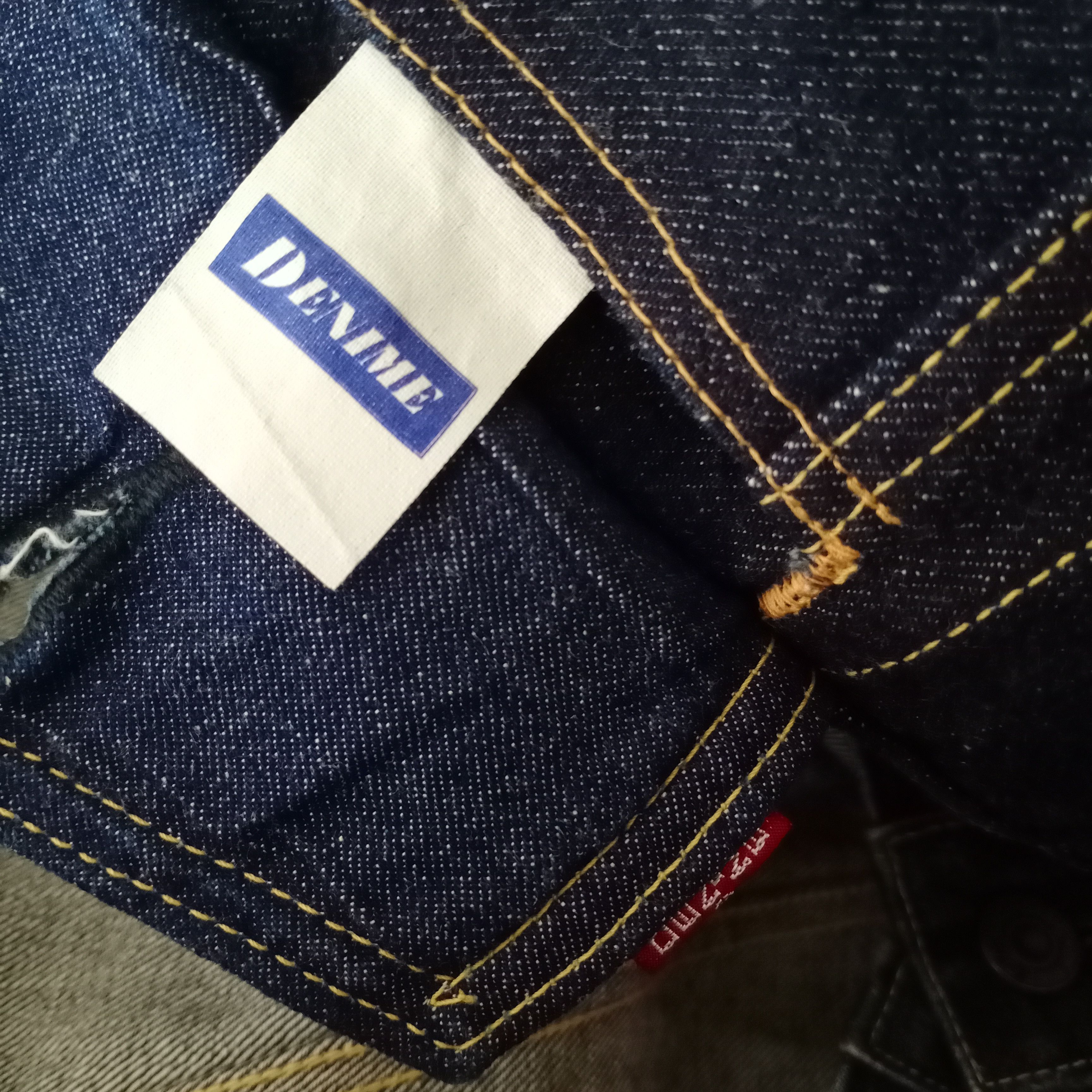 Denime × Japanese Brand Vintage Denime Lot 557 Japan Jeans Jacket Levis LVC 90 Big E Size US L / EU 52-54 / 3 - 14 Thumbnail