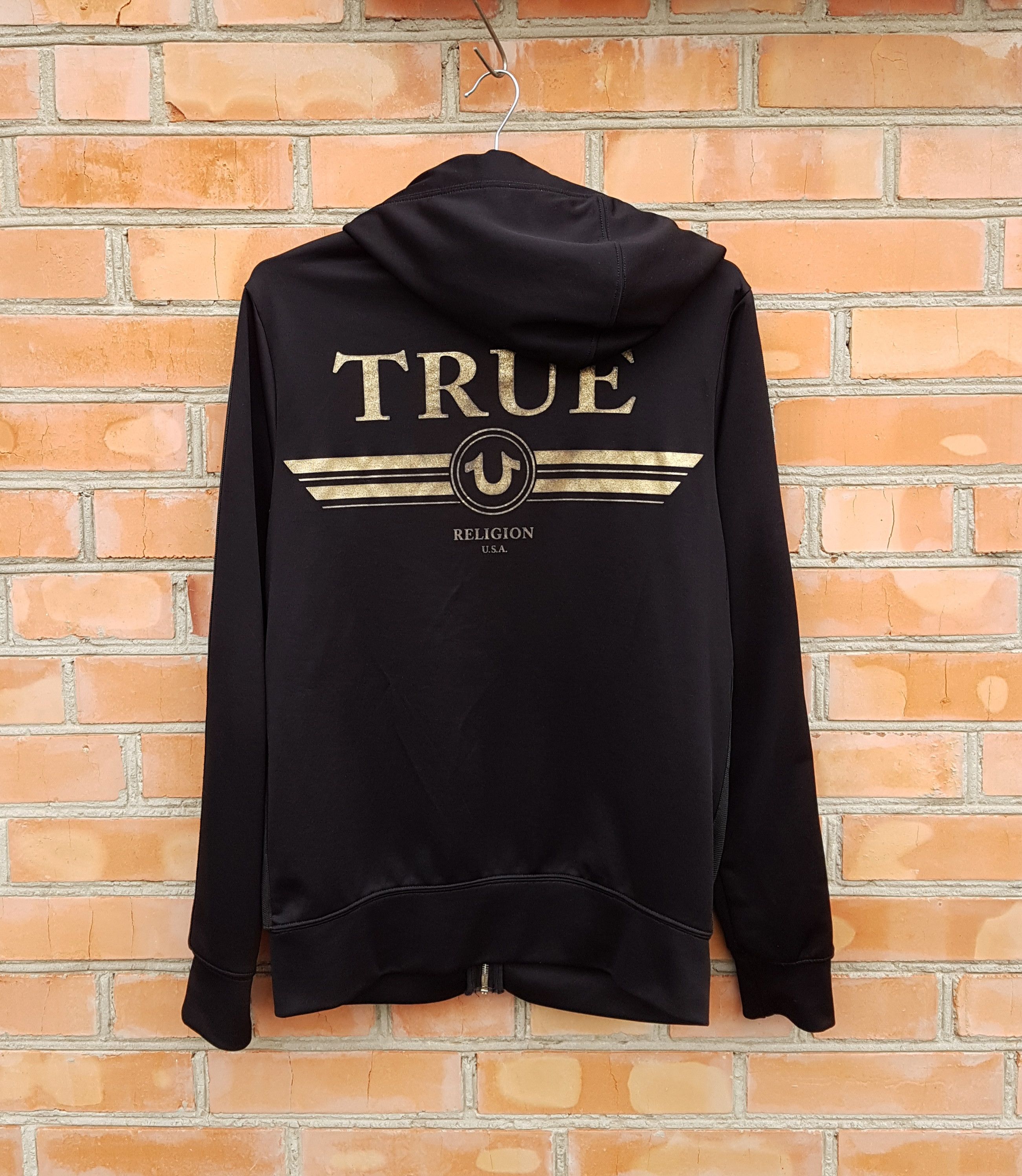 True Religion True Religion Big Logo Full Zip Hoodie Foil sz S Size US S / EU 44-46 / 1 - 1 Thumbnail