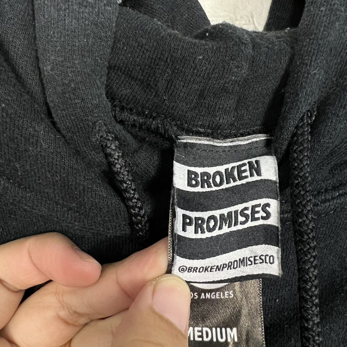 Broken Promises Co. BROKEN PROMISES Rose Big Logo Pullover Hoodies #4188-C191 Size US M / EU 48-50 / 2 - 14 Thumbnail
