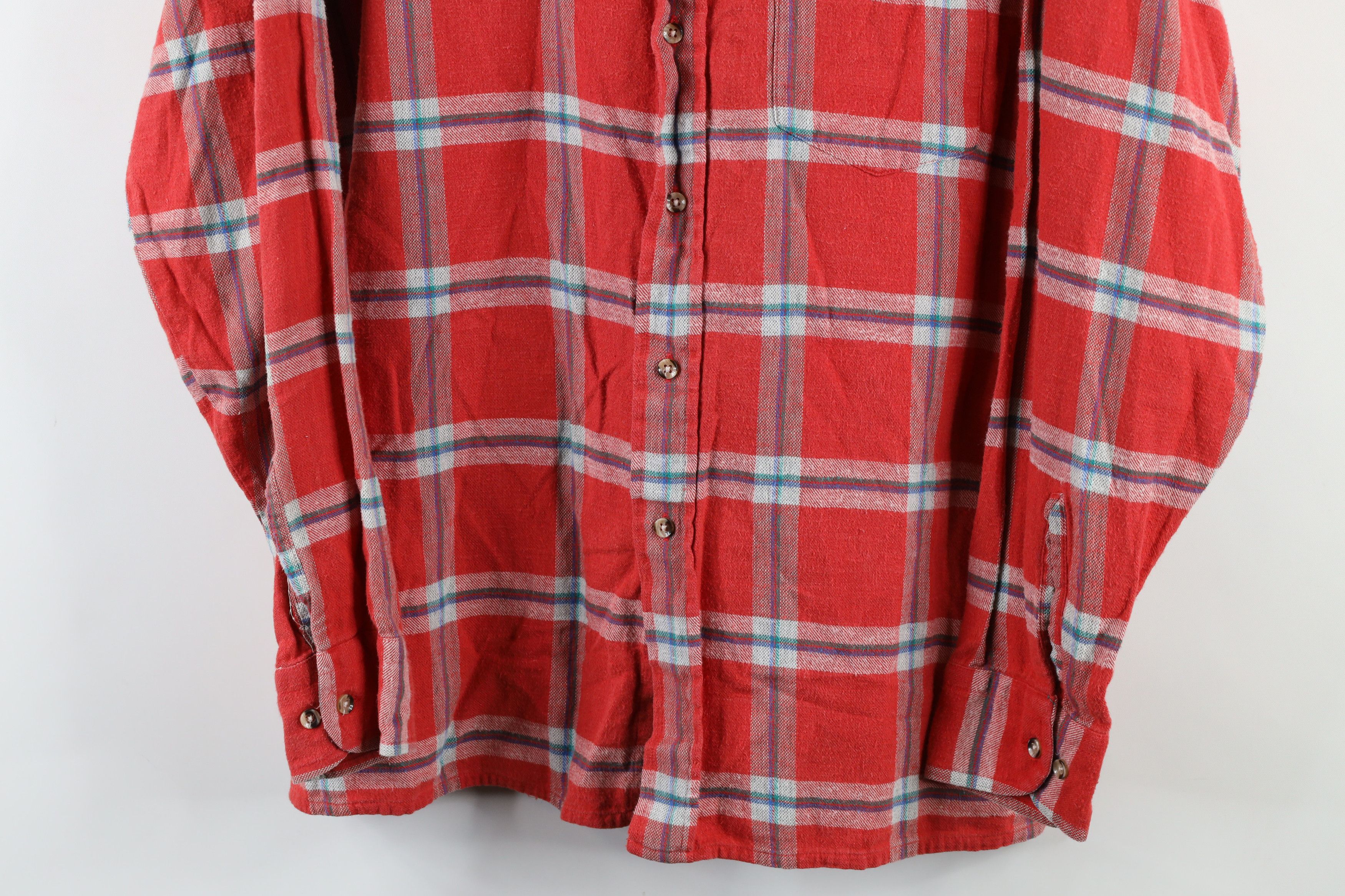 Vintage Vintage 70s Streetwear Flannel Collared Button Shirt Plaid Size US M / EU 48-50 / 2 - 3 Thumbnail