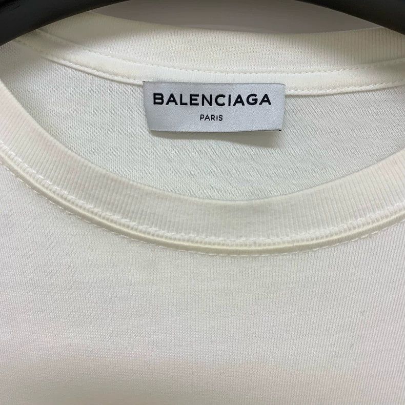 Balenciaga Balenciaga Printed Logo Short Sleeve Tee Size US XS / EU 42 / 0 - 3 Thumbnail