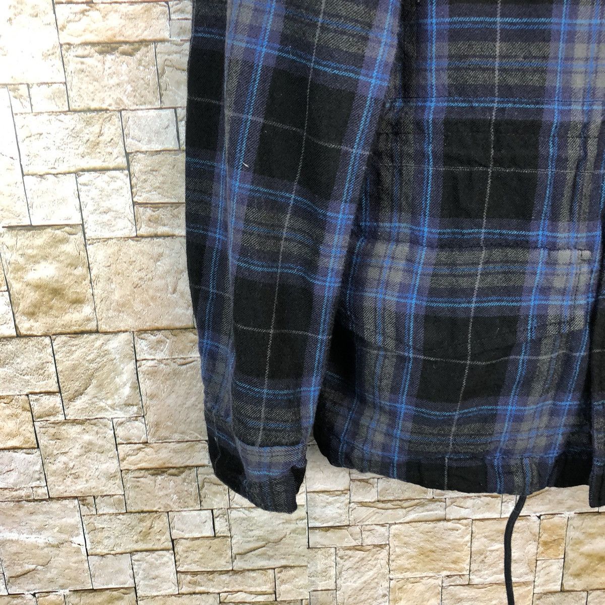Japanese Brand Marc by Marc Jacobs checkered Blue Flannel jacket #A873 Size US S / EU 44-46 / 1 - 7 Thumbnail