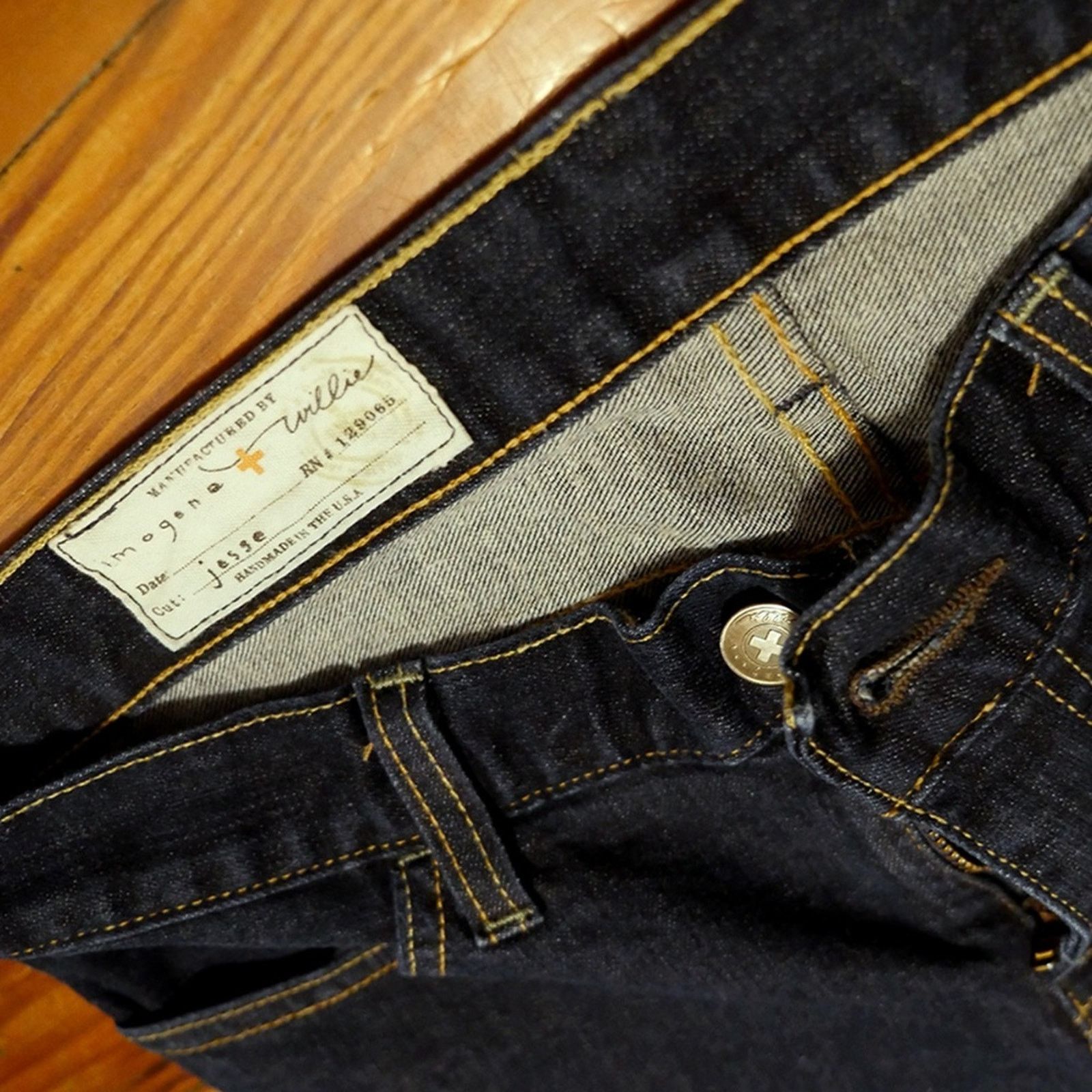 Imogene + Willie NWOT Imogene + Willie Jesse Denim Jeans Dark Wash 27 Size 27" / US 4 / IT 40 - 6 Thumbnail