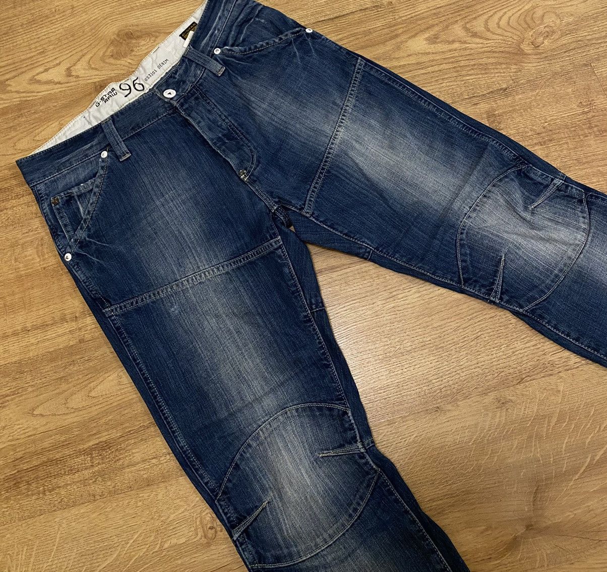 G-Star G-Star Raw Big Logo 96 Denim Pants x Vintage Size US 34 / EU 50 - 10 Thumbnail