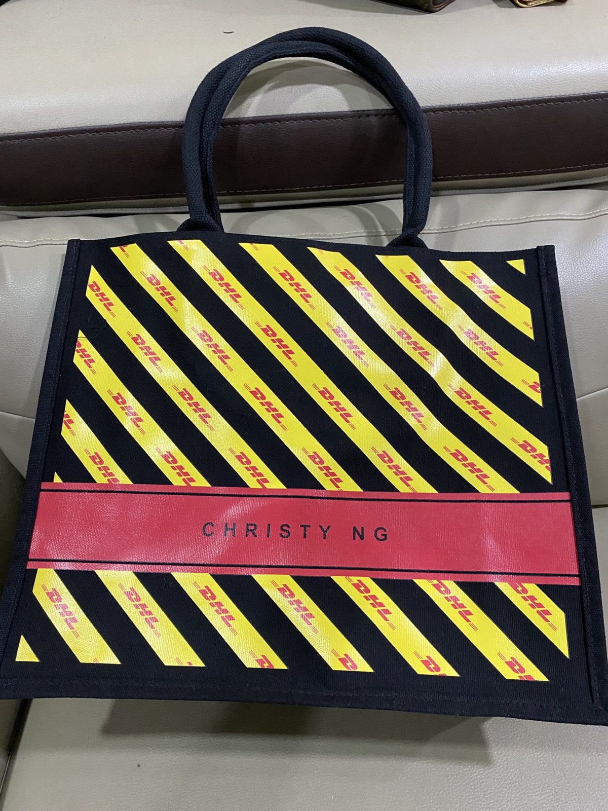 DHL DHL X Christy Ng 50 Years Malaysia Shopping Tote Bag Size ONE SIZE - 17 Thumbnail